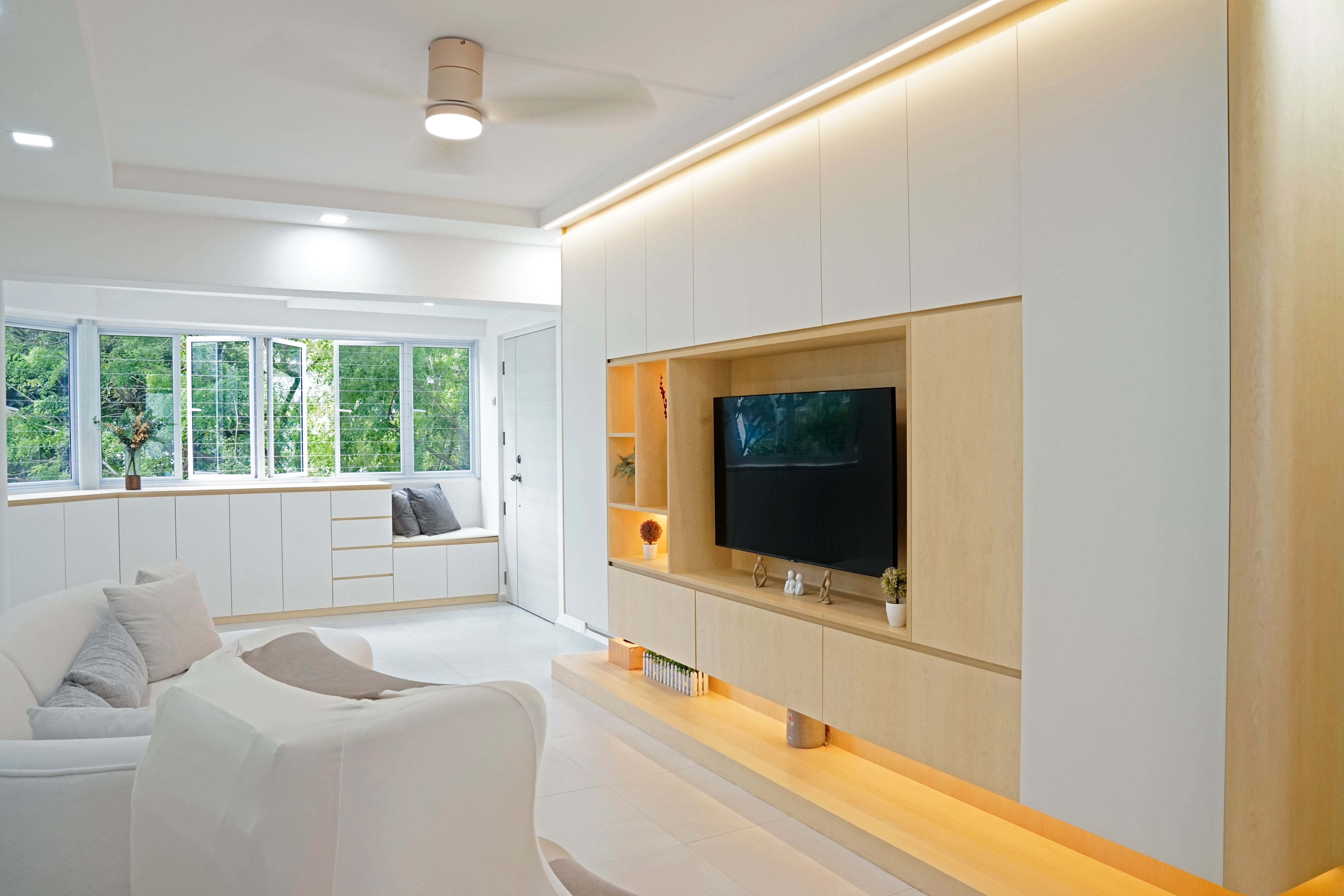 House Tour: A Soft, Serene & Smartly Scandinavian in a 5-Room BTO