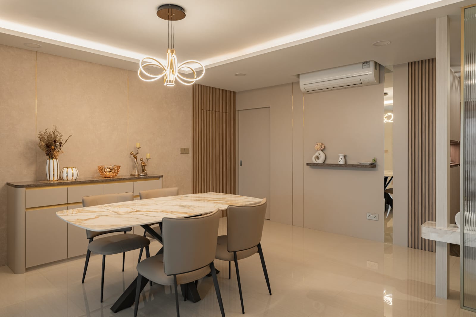 Project Location: 191 Punggol | Design Theme: Modern Luxury
