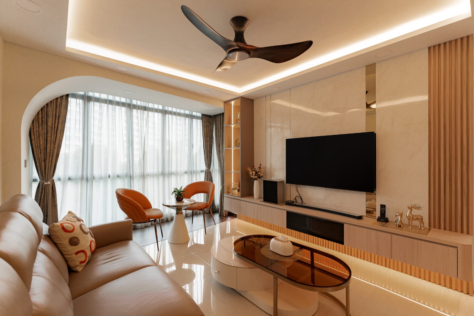 Project Location: 191 Punggol | Design Theme: Modern Luxury