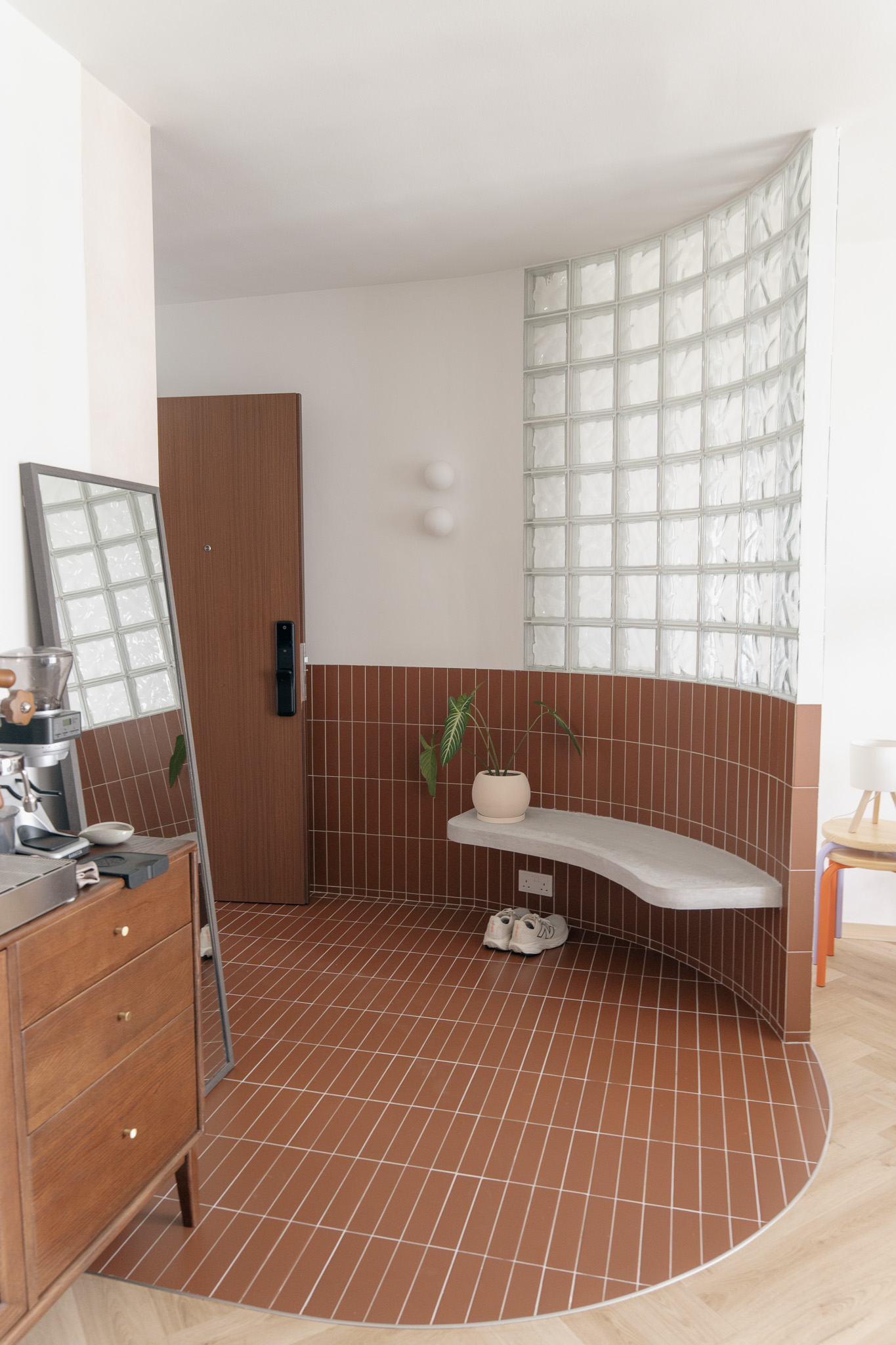 This foyer almost didn’t happen: Design process, challenges & costs