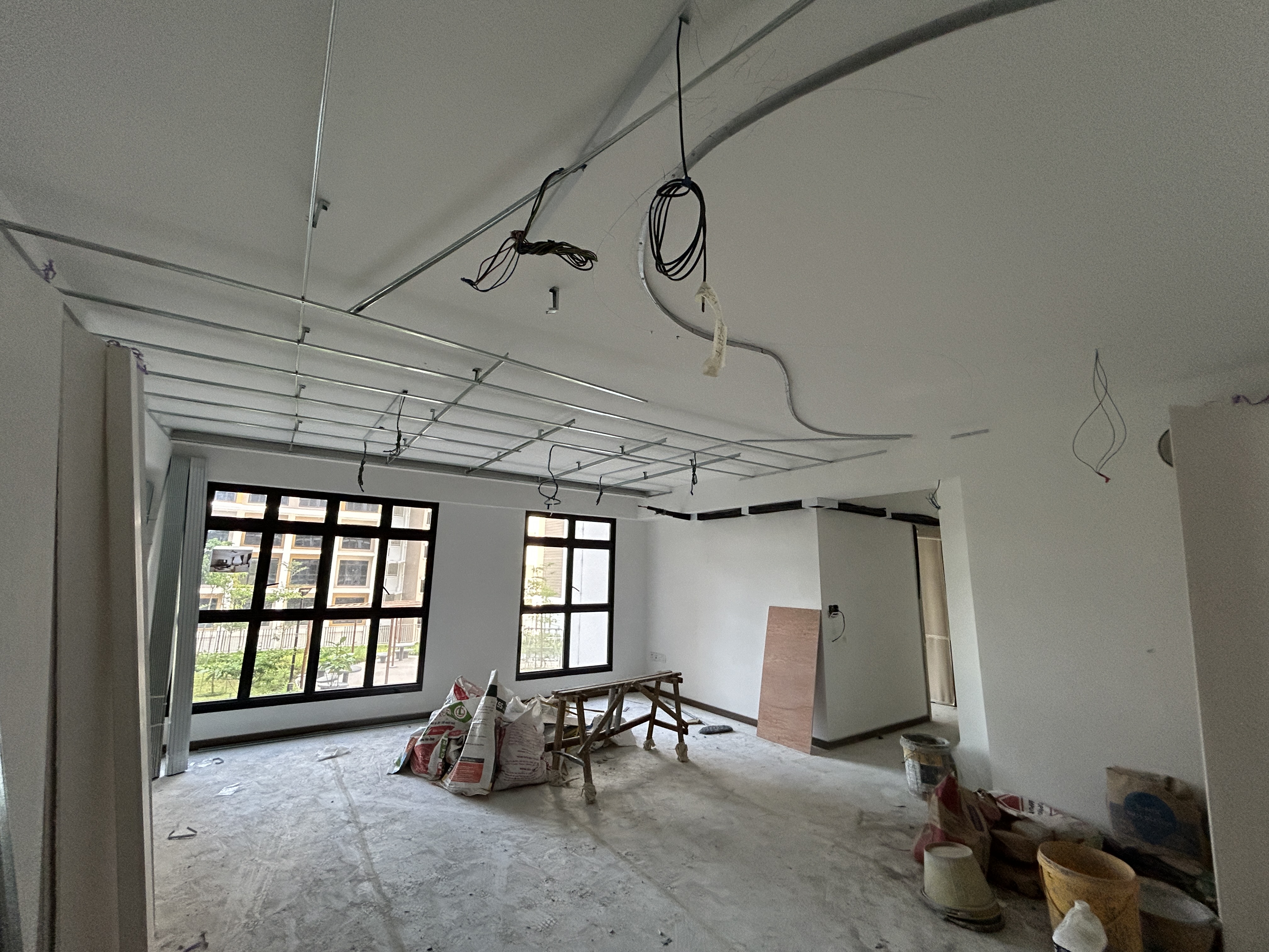 Our curved ceiling looks like a heart shape! #Tengah5RoomBTO