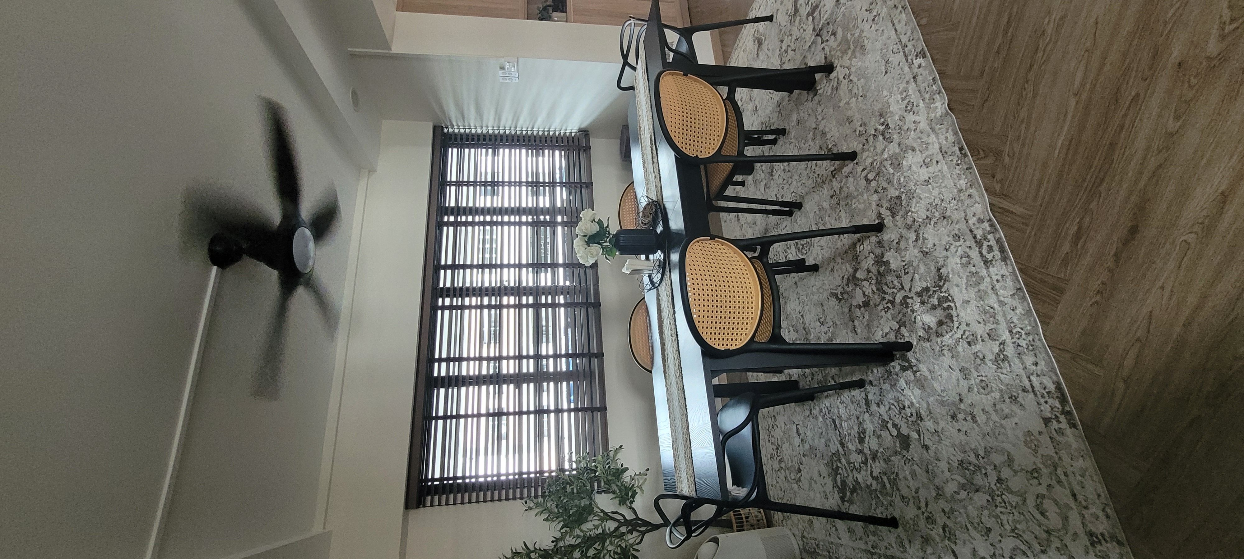 Our simple and functional dining area.