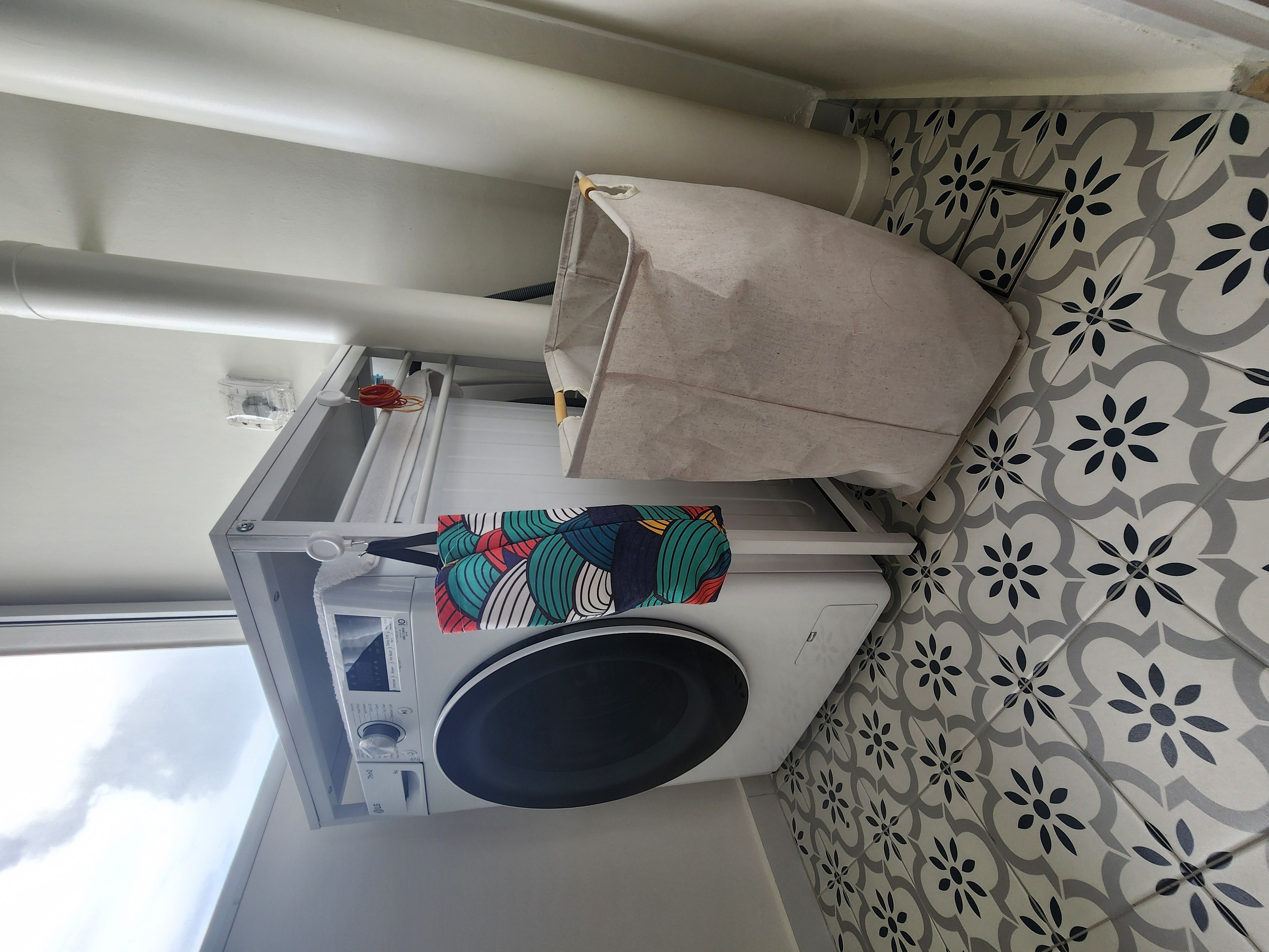 Even a service yard can be organized and aesthetic!