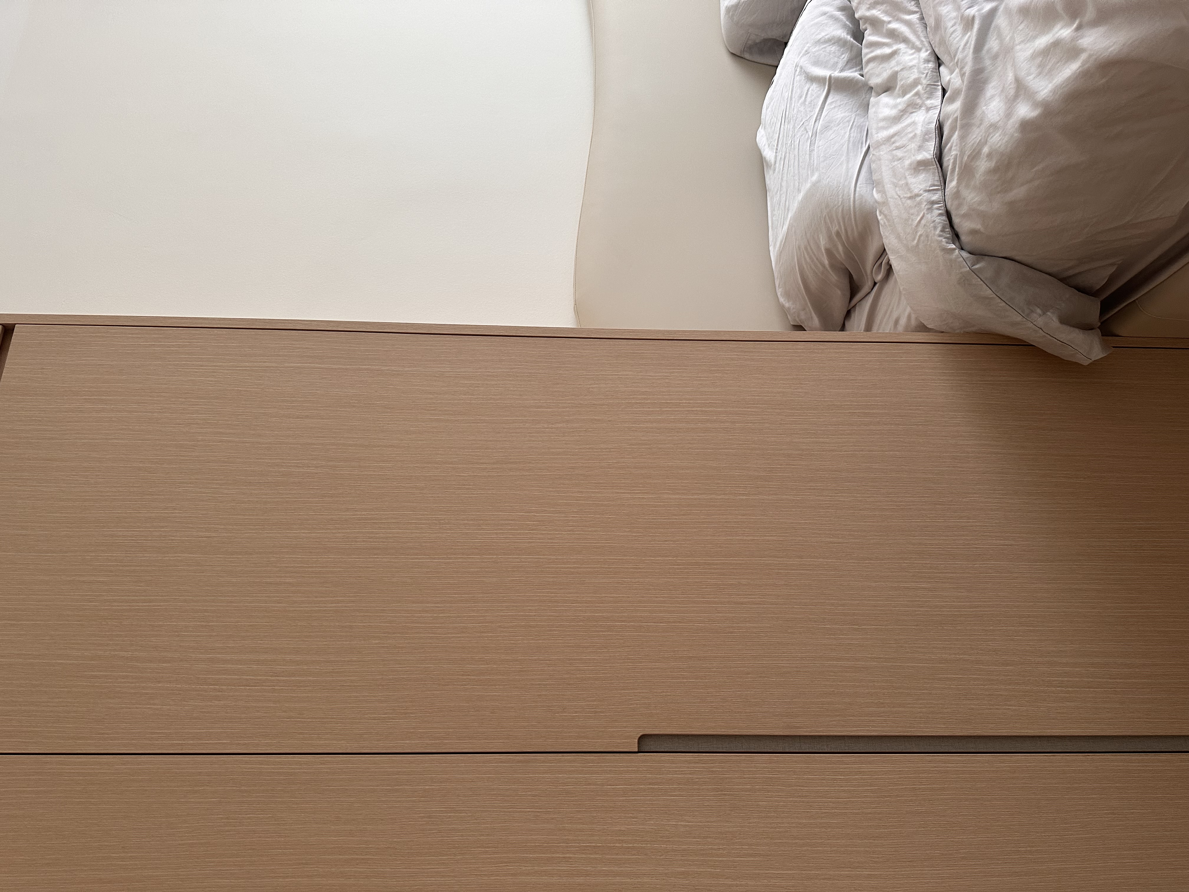 Hidden vanity and bedside niche