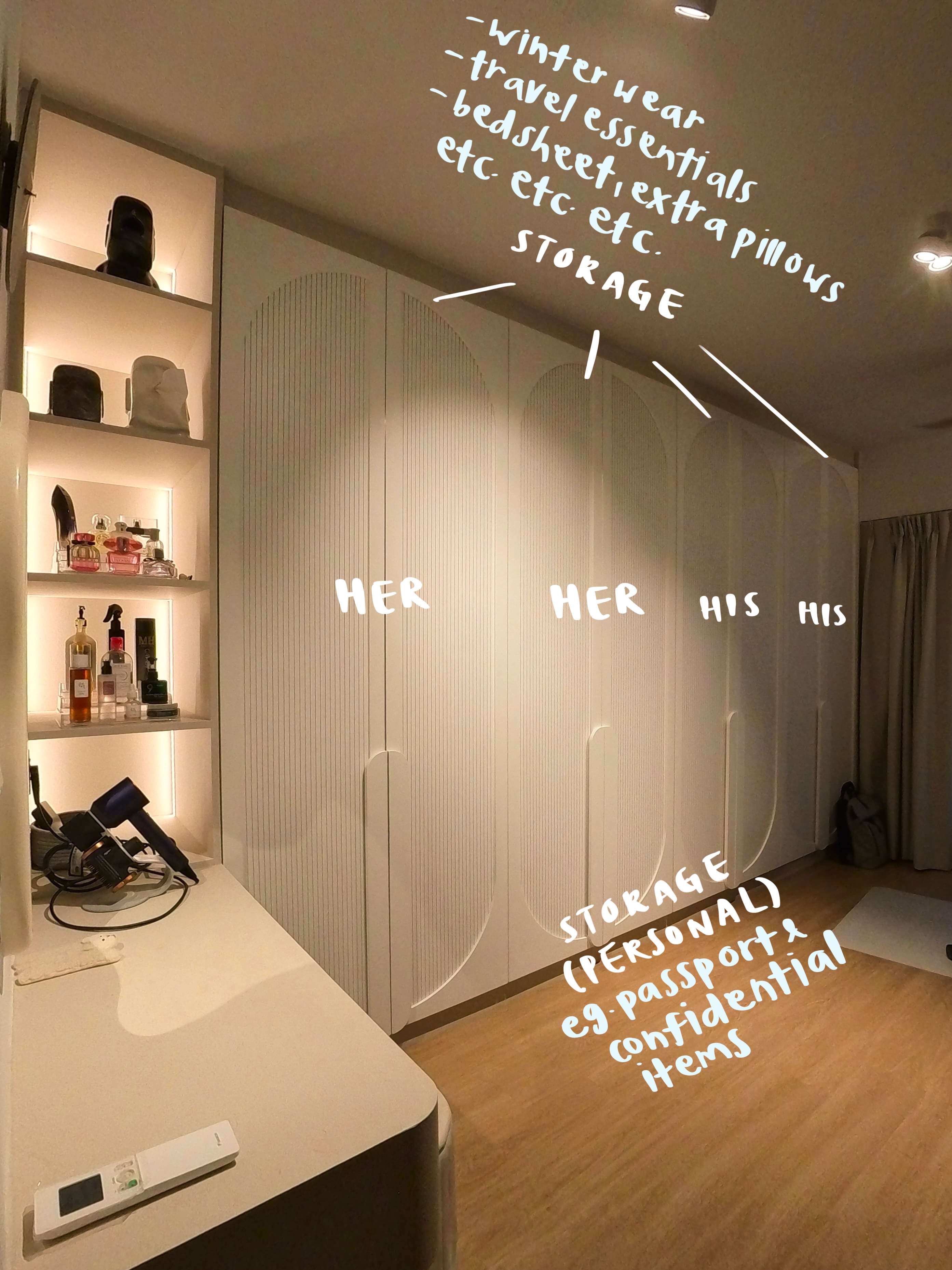 vanity? yAs. walk-in wardrobe? yas YAS 🙌🏼