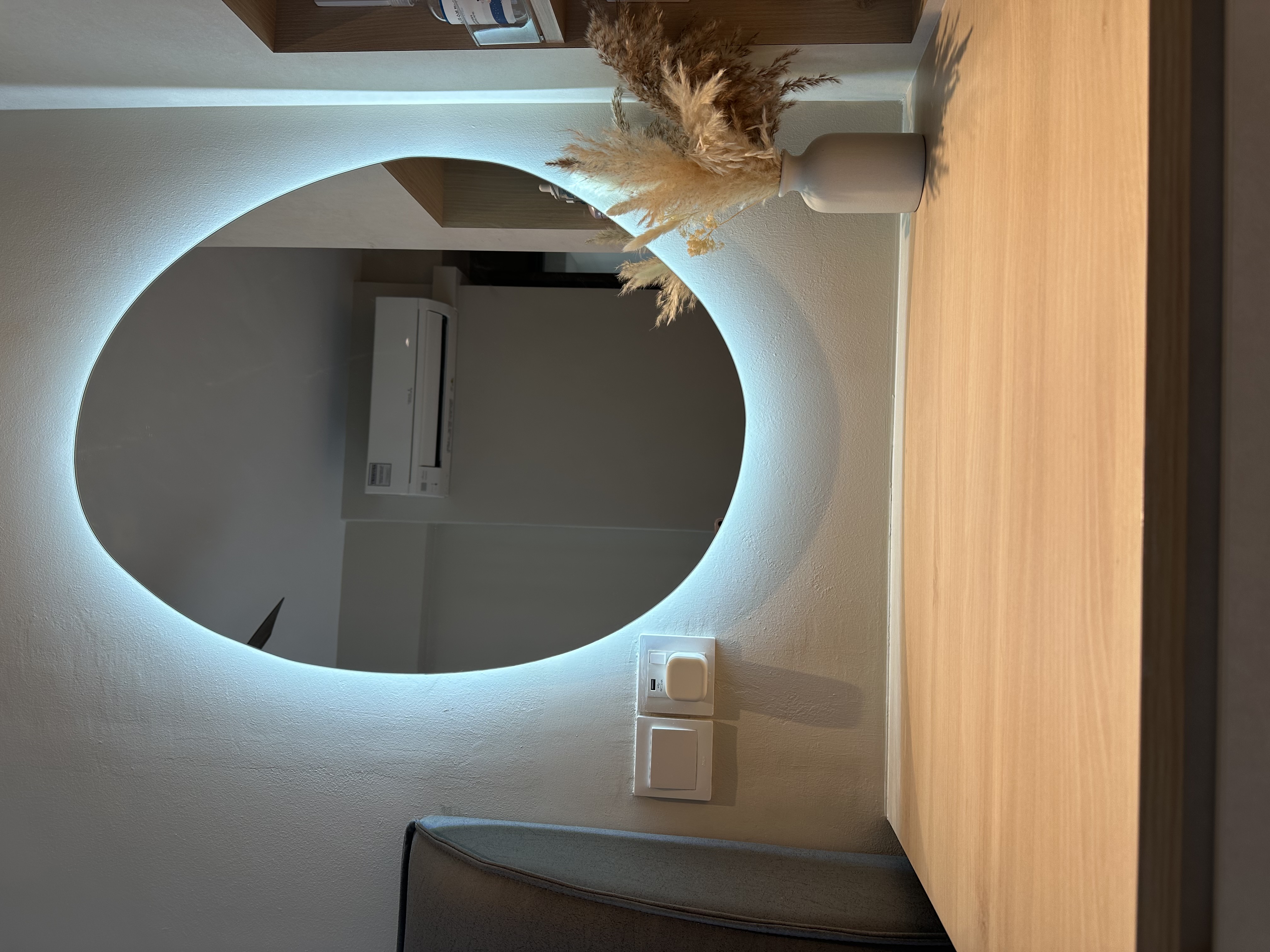 Serene and functional - our vanity haven