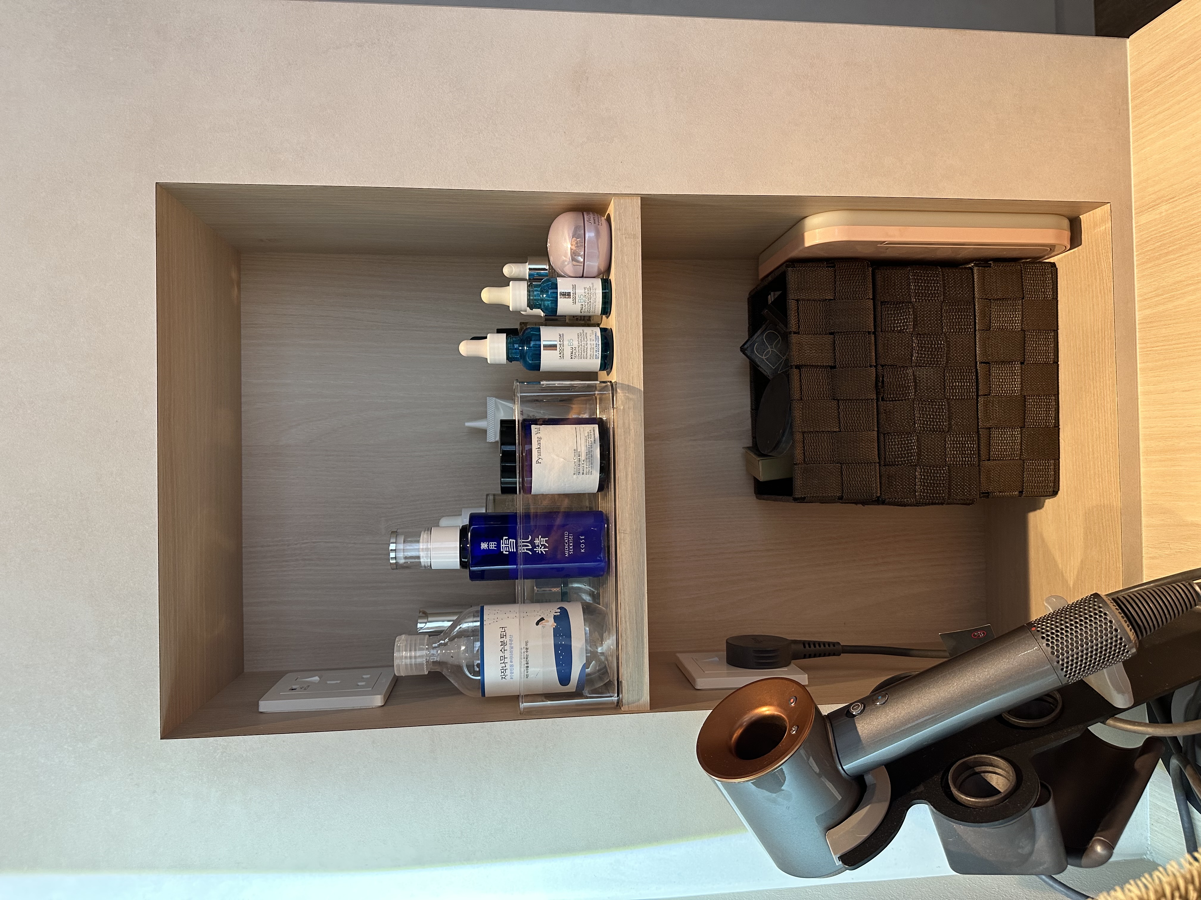 Serene and functional - our vanity haven