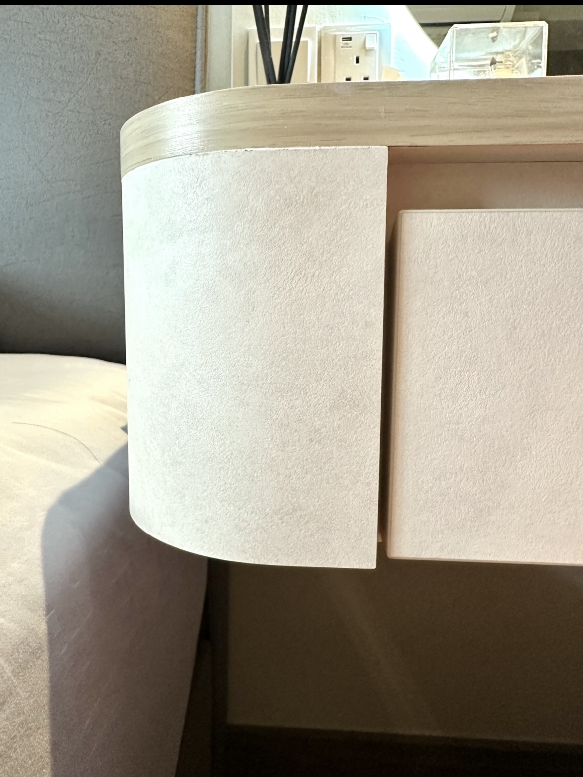 Serene and functional - our vanity haven