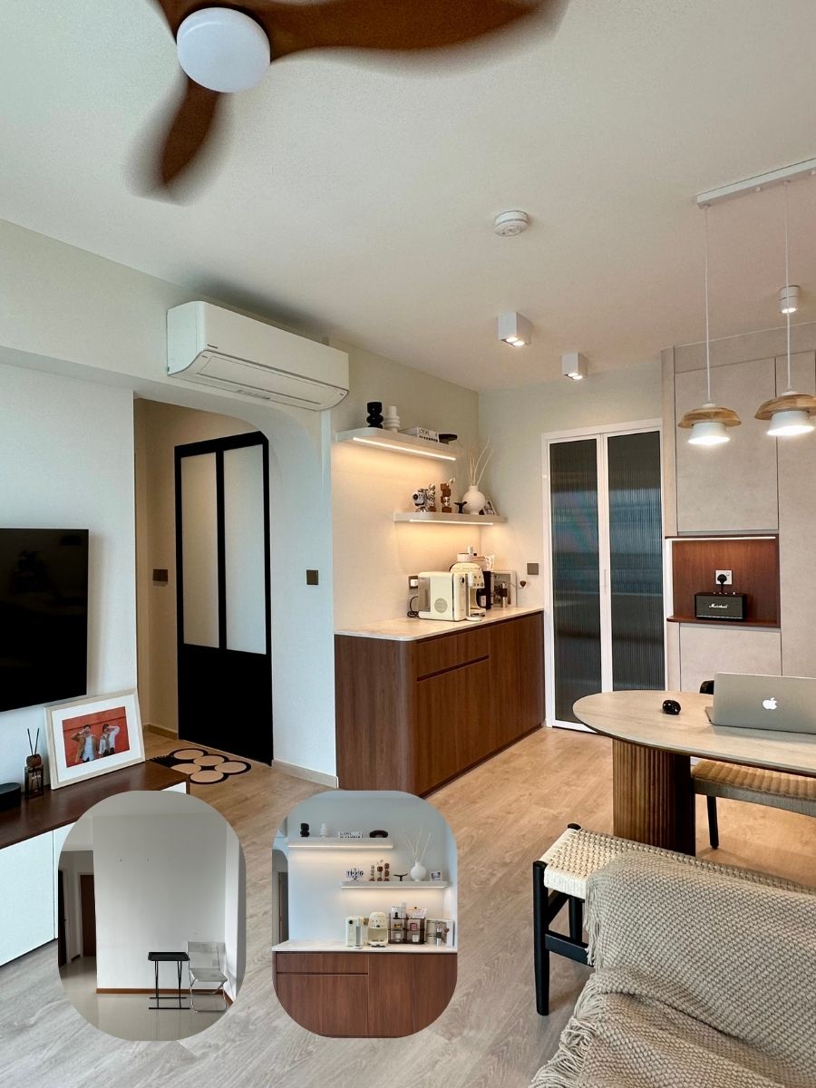 50K Reno for a 3Rm Resale HDB — Tips to Make it Look & Feel Bigger!