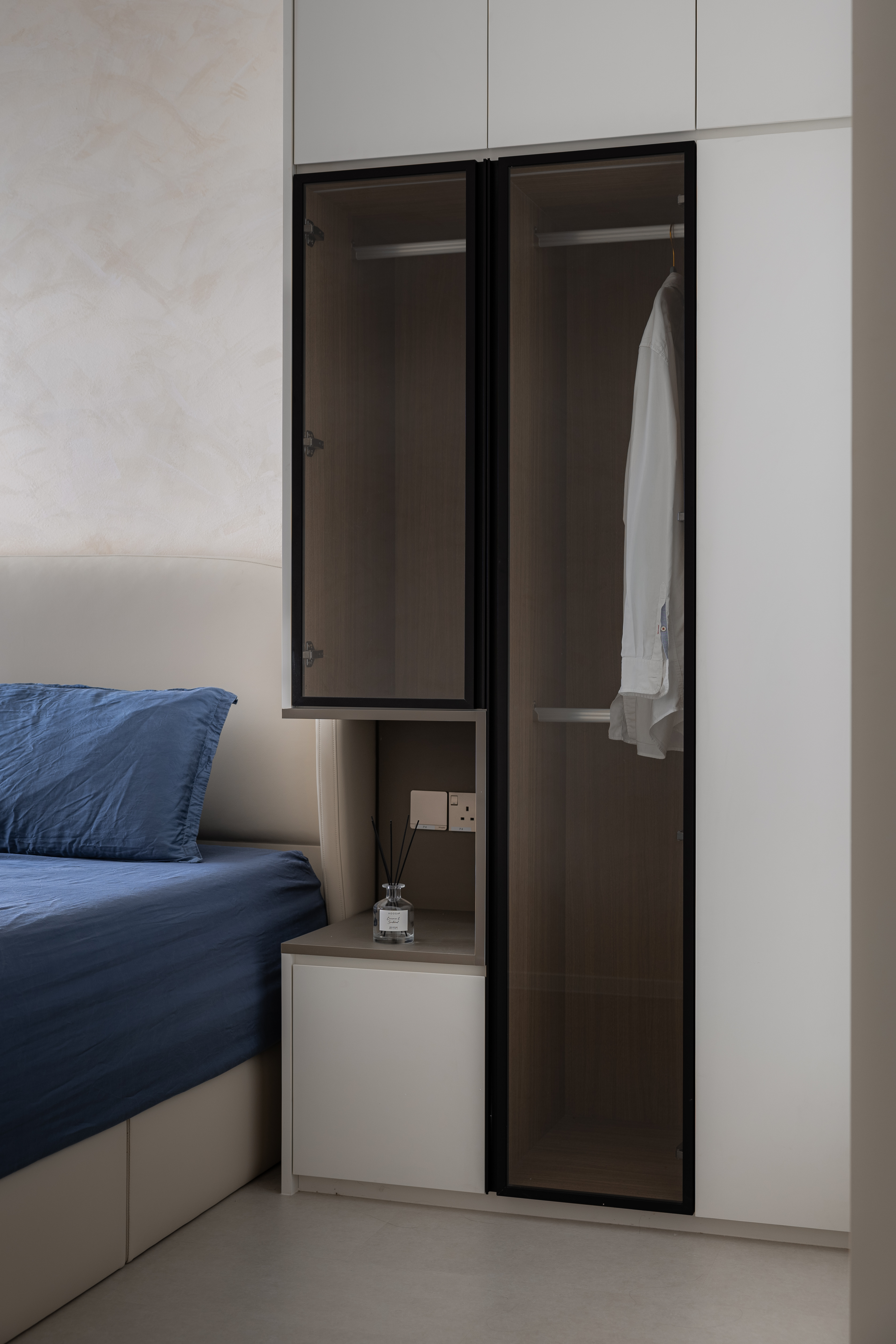 Less is more | Wabi French bedroom | Punggol 4 Room BTO