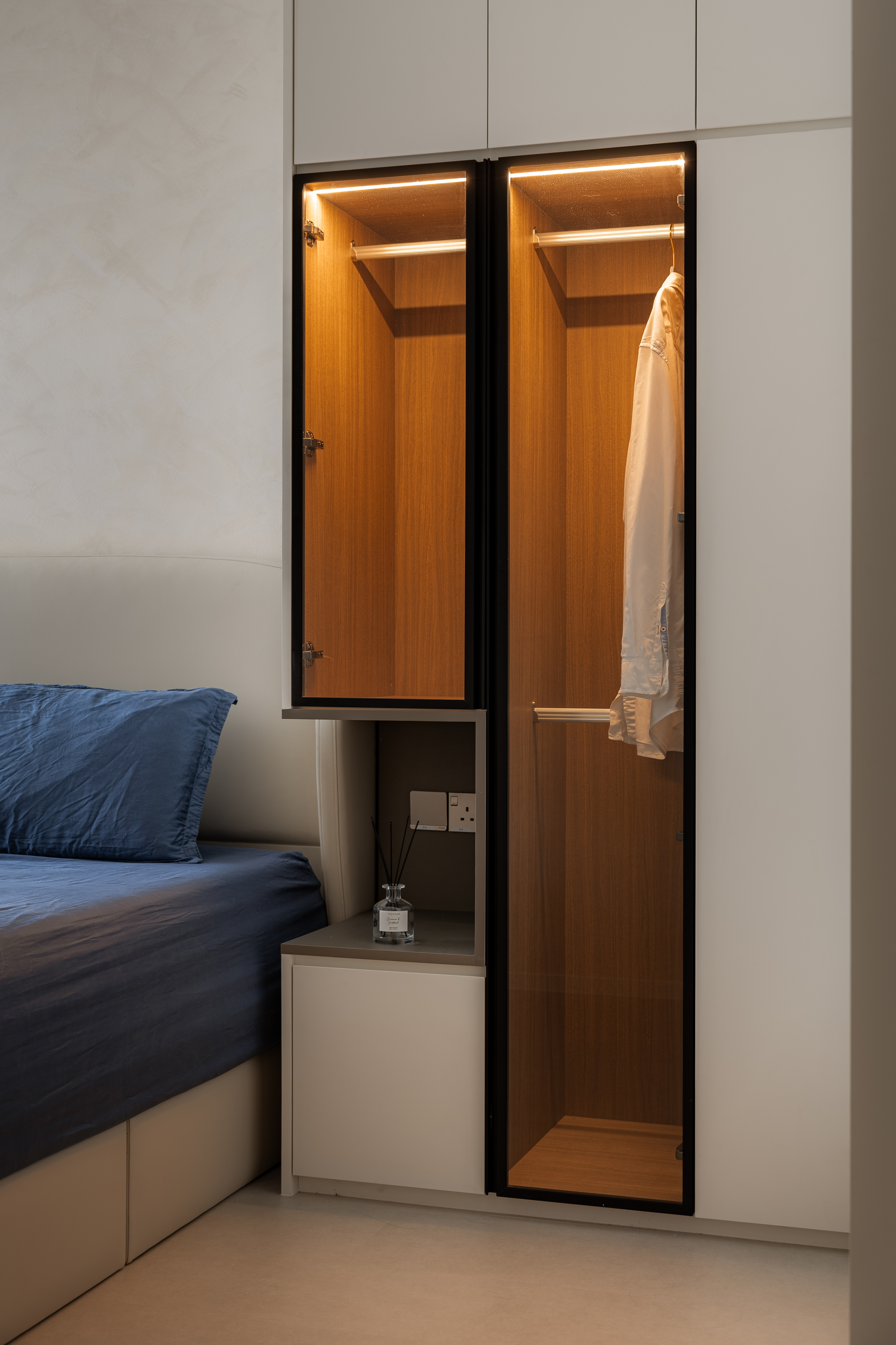 Less is more | Wabi French bedroom | Punggol 4 Room BTO