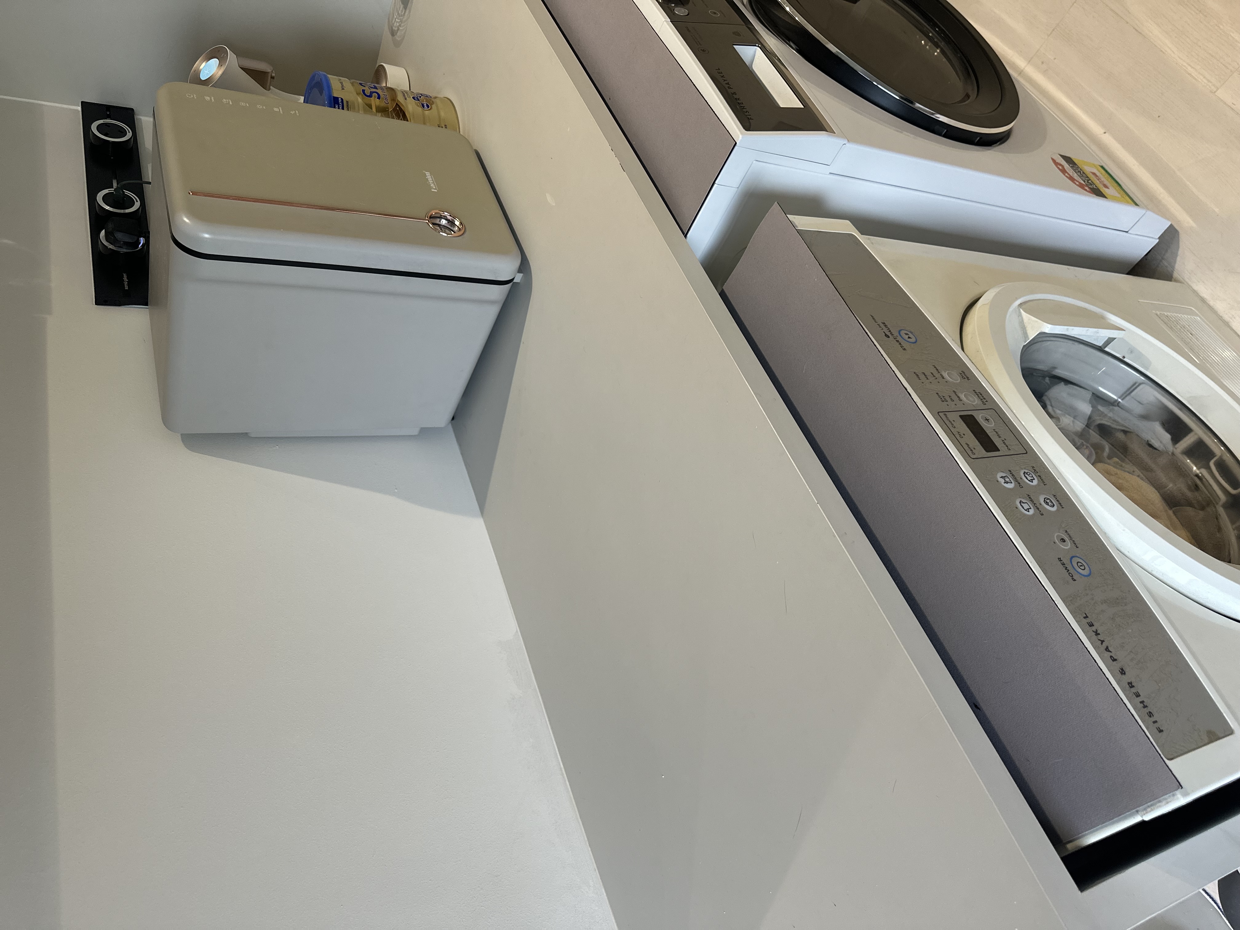 My Dual-Purpose Laundry Nook with a Built-In Water Dispenser