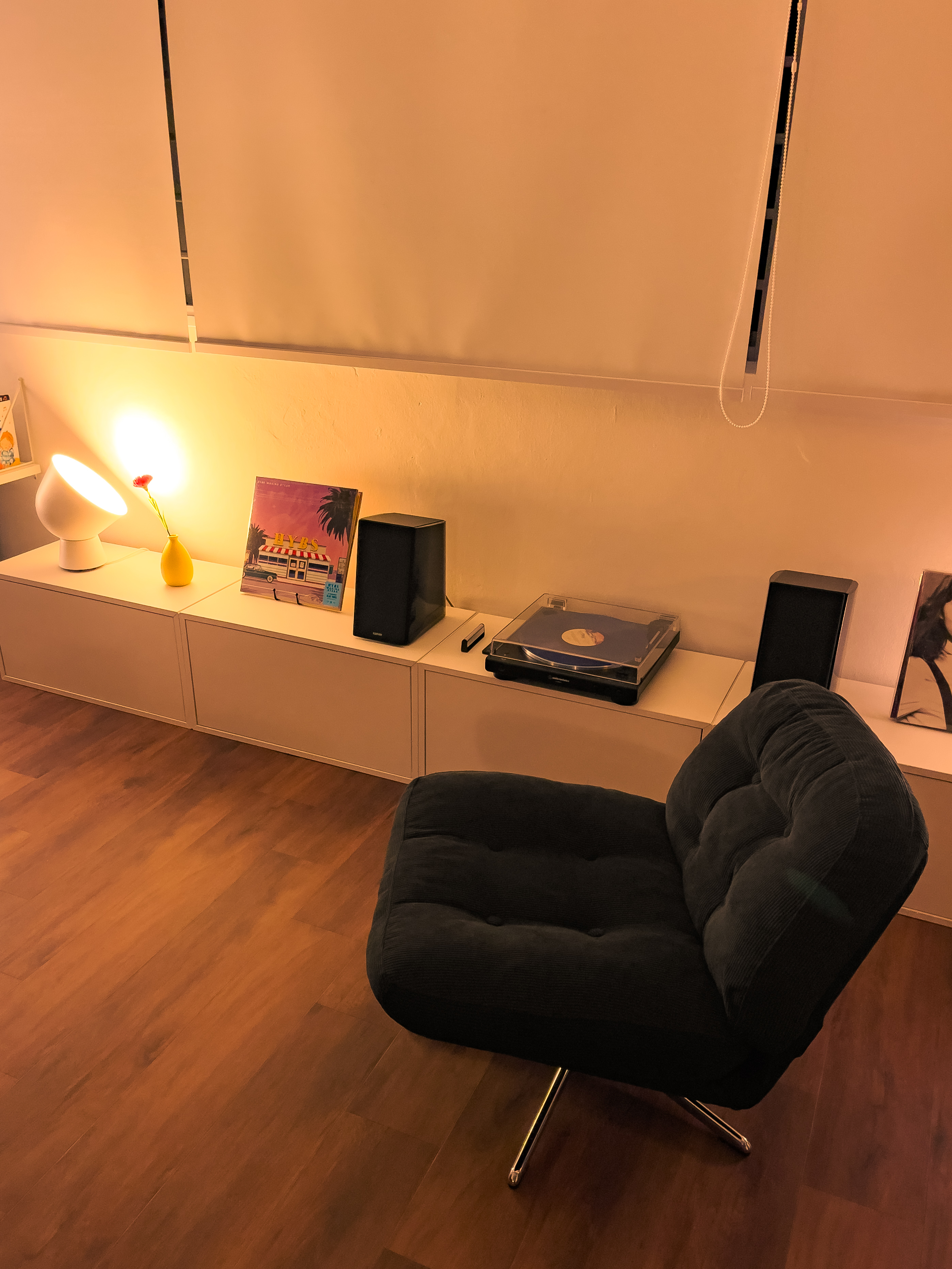 Cozy corner: A corner to unwind, one record at a time.