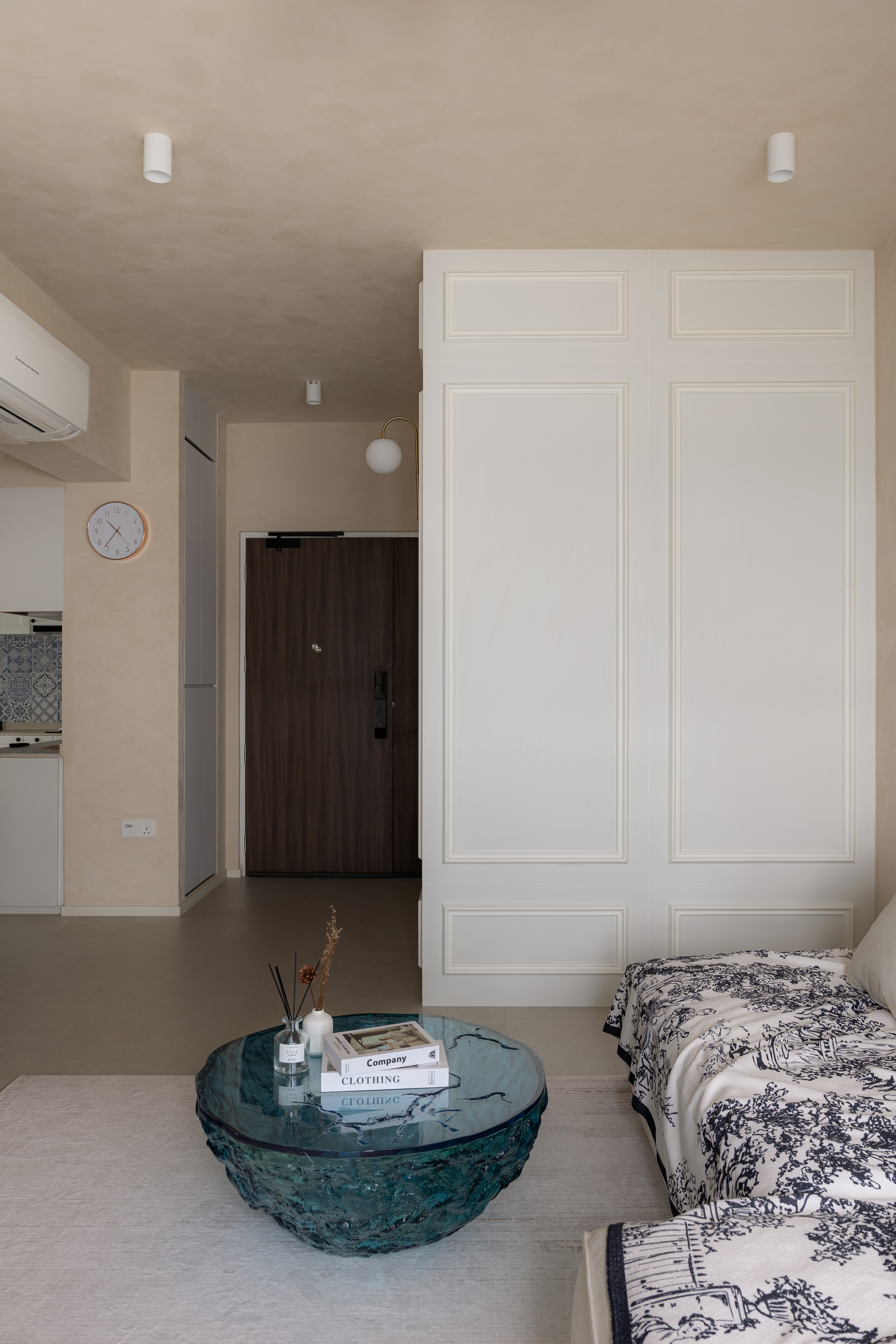 French + Wabi-Sabi = ❓ | Entryway | Punggol 4 Room BTO