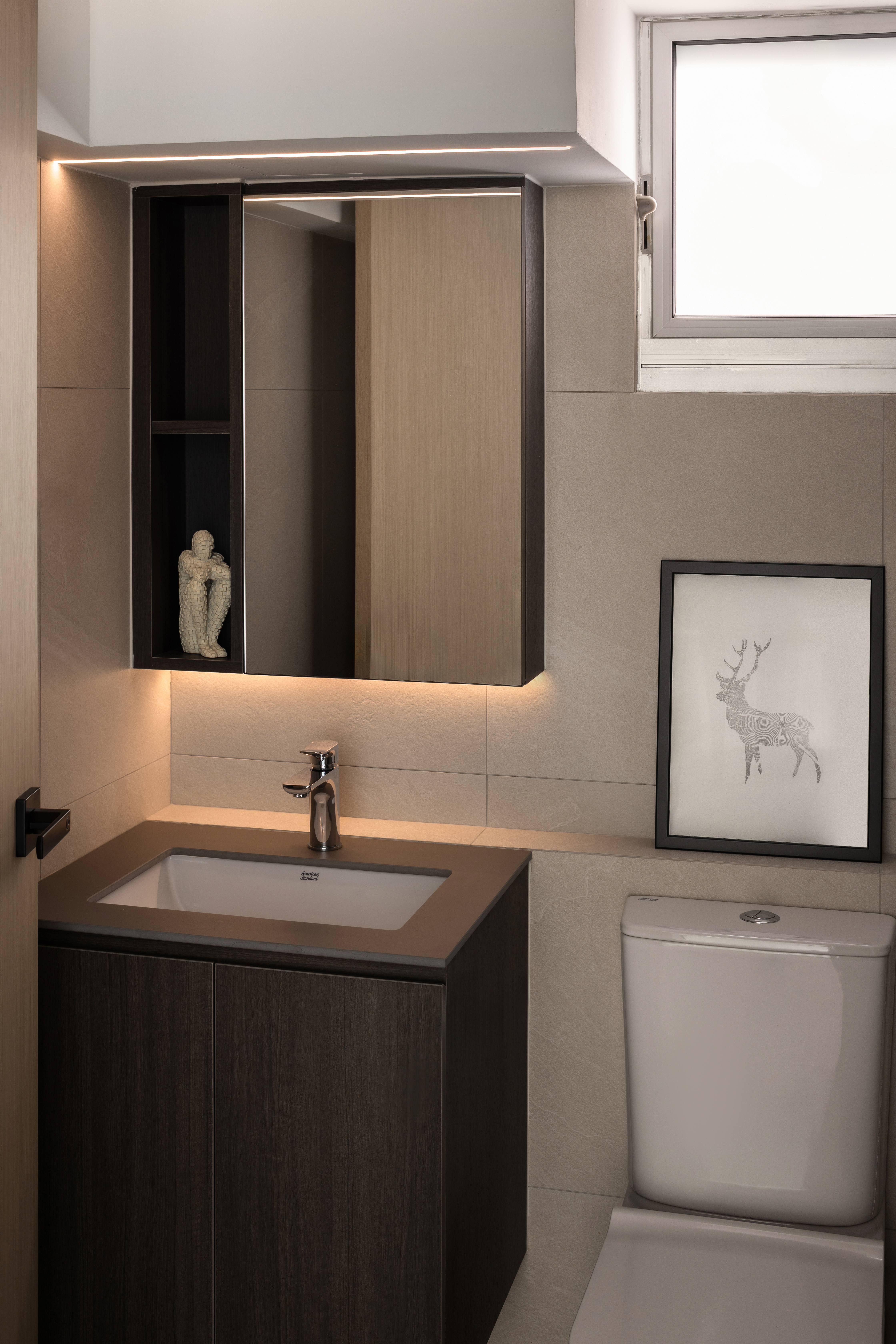 Minimalist design for a bachelor pad.