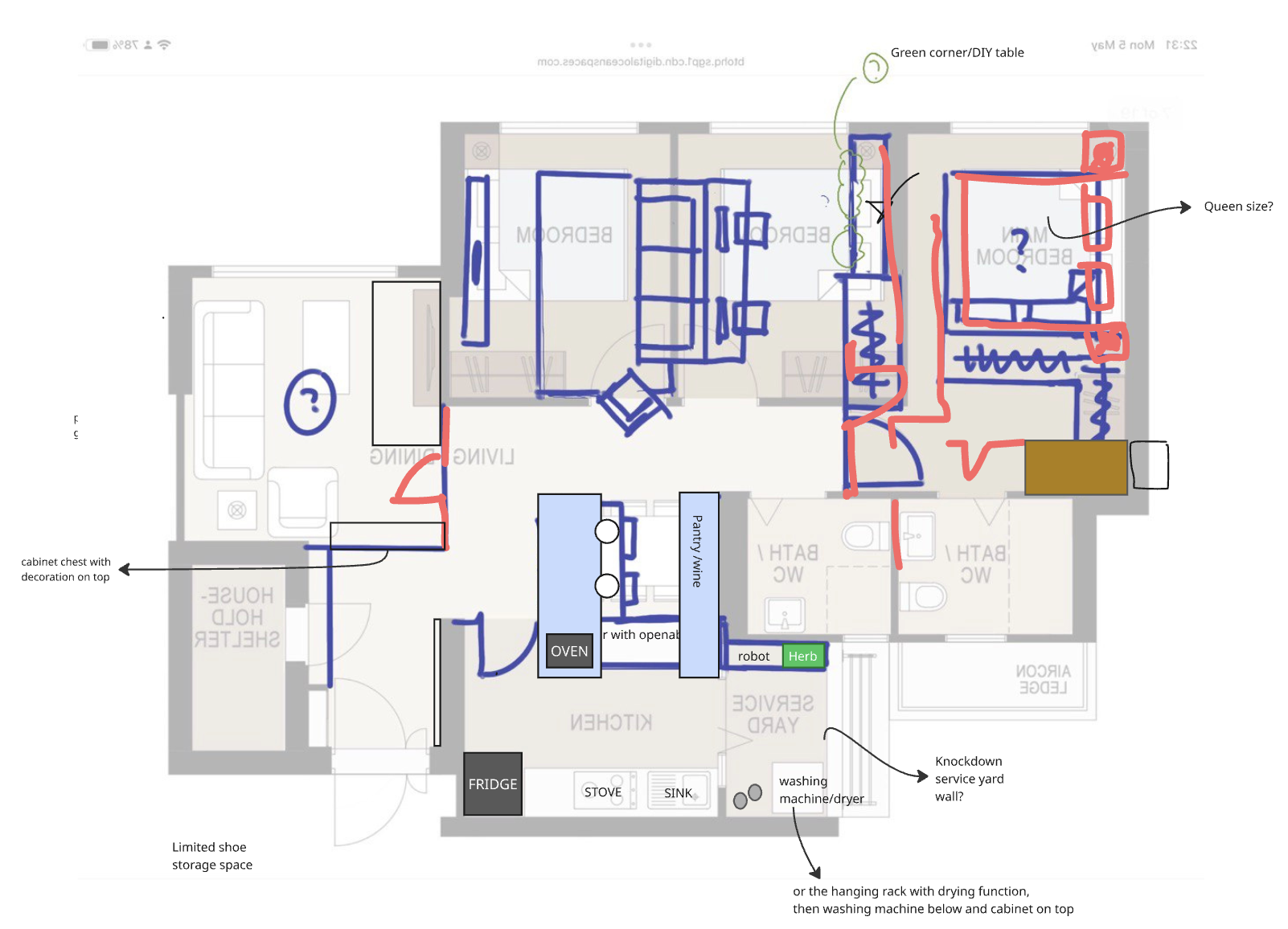 We walled up our living room?! Planning our 1st-time HDB renovation!
