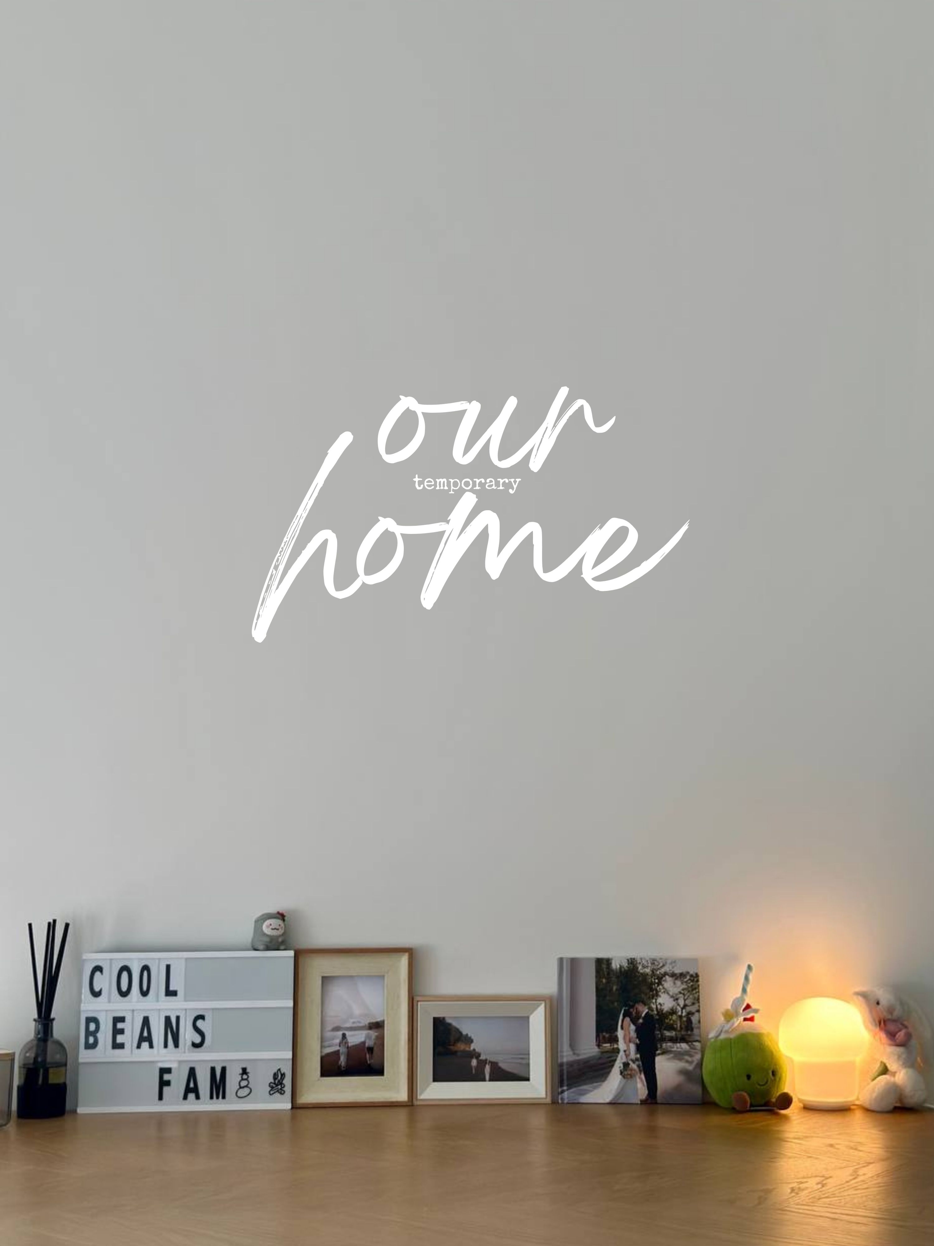 house tour v1.0 — our temporary minimalist home 🏡🤍🤎