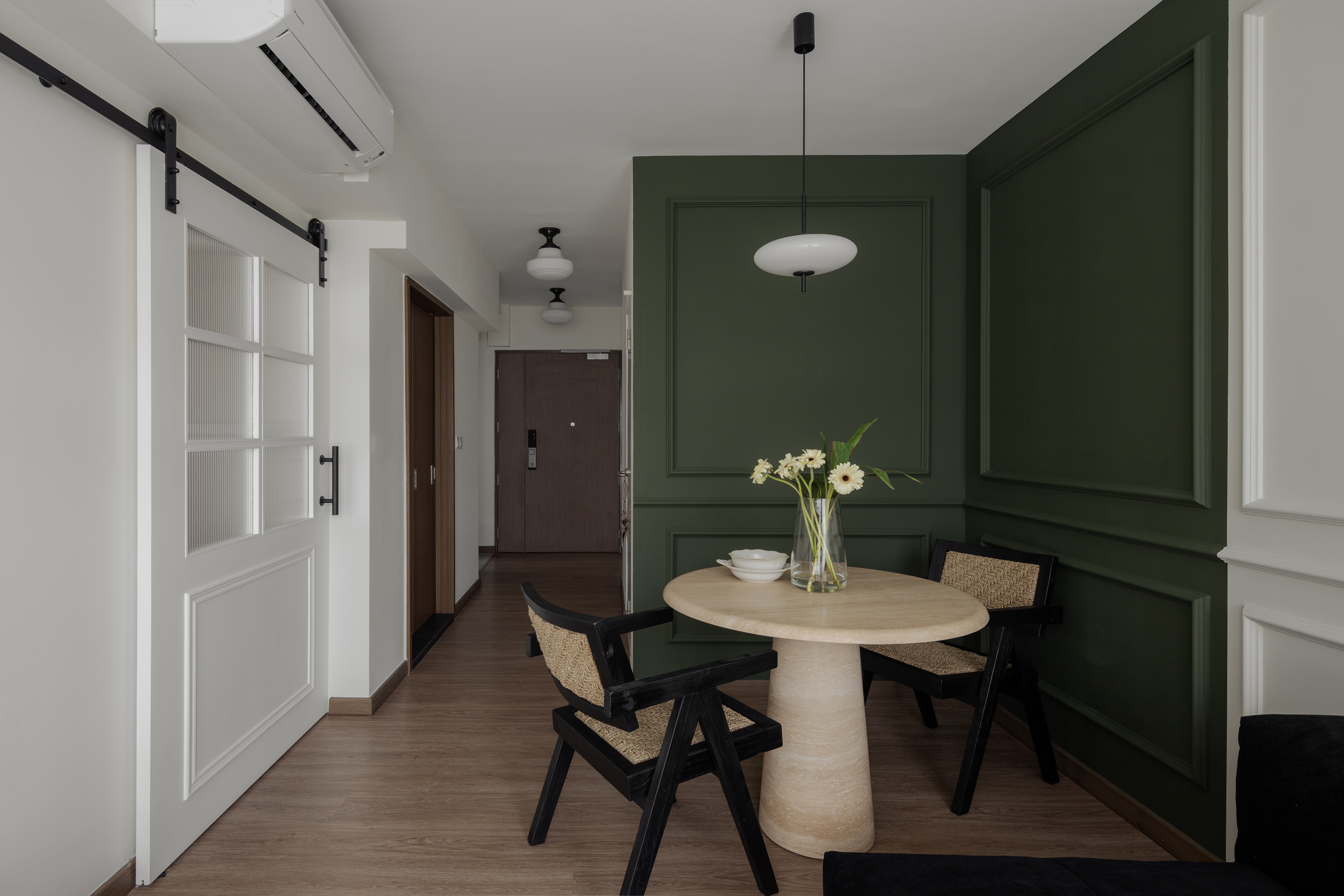 Check out this Modern French 2-room BTO ✨