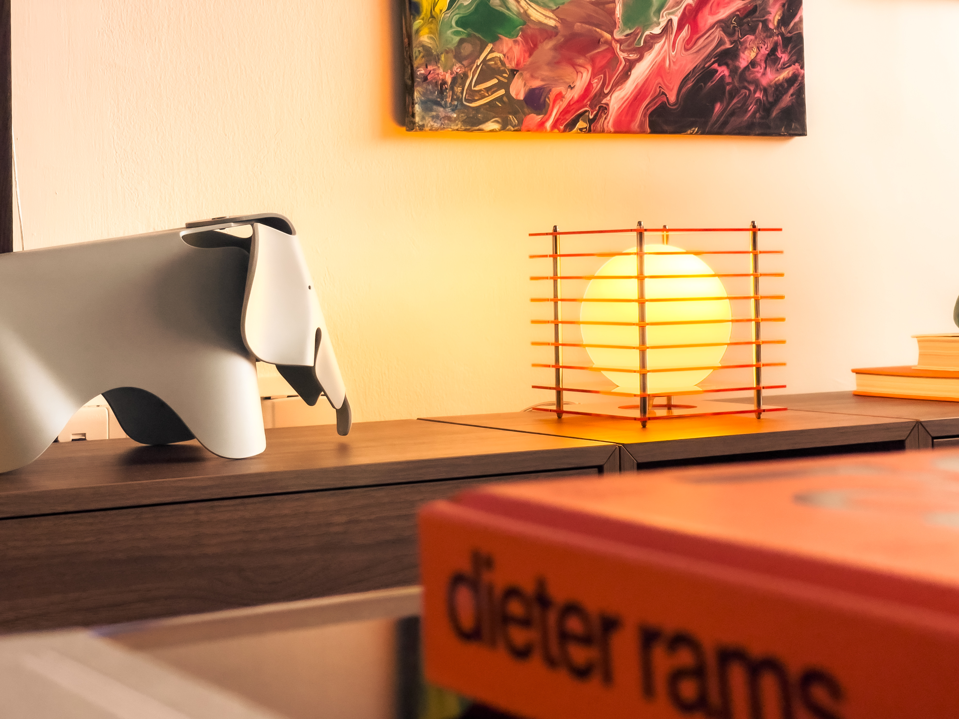 Styling tip: Curating this console like a mini gallery of what I love