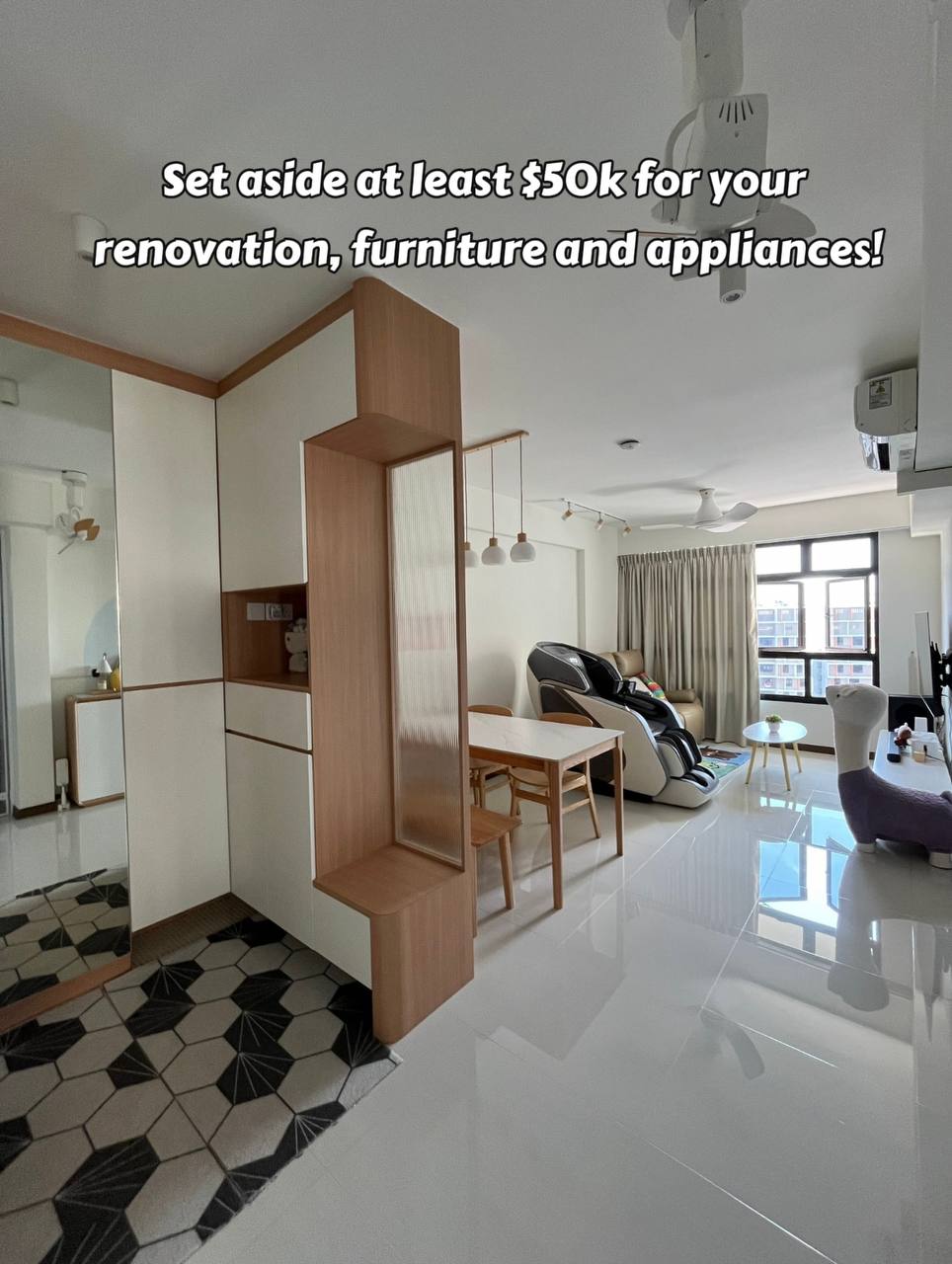 How much budget to prep for your renovation, furniture and appliances?