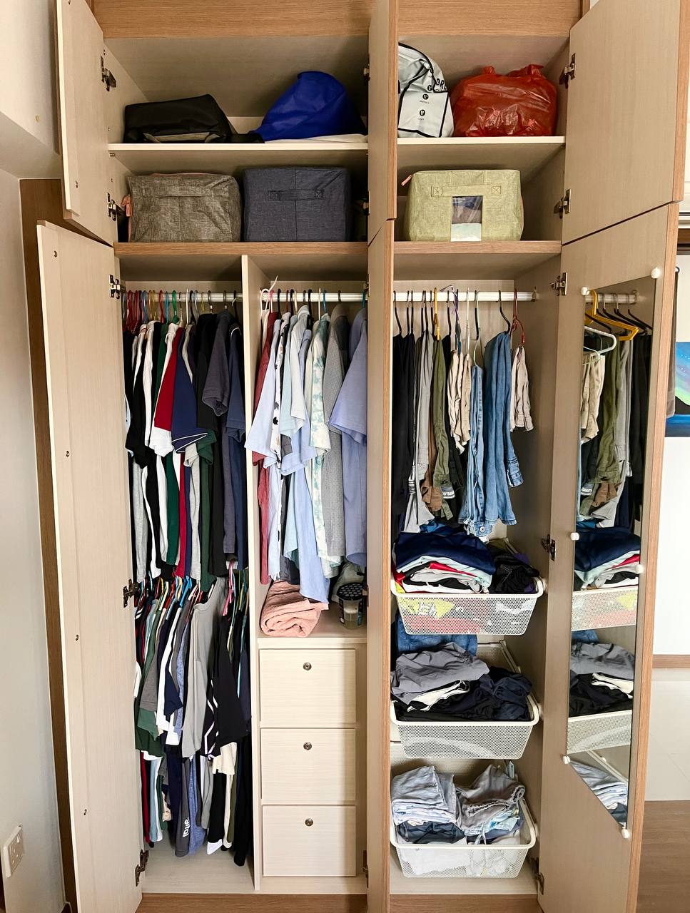 How to maximise storage space for your bedroom cabinet