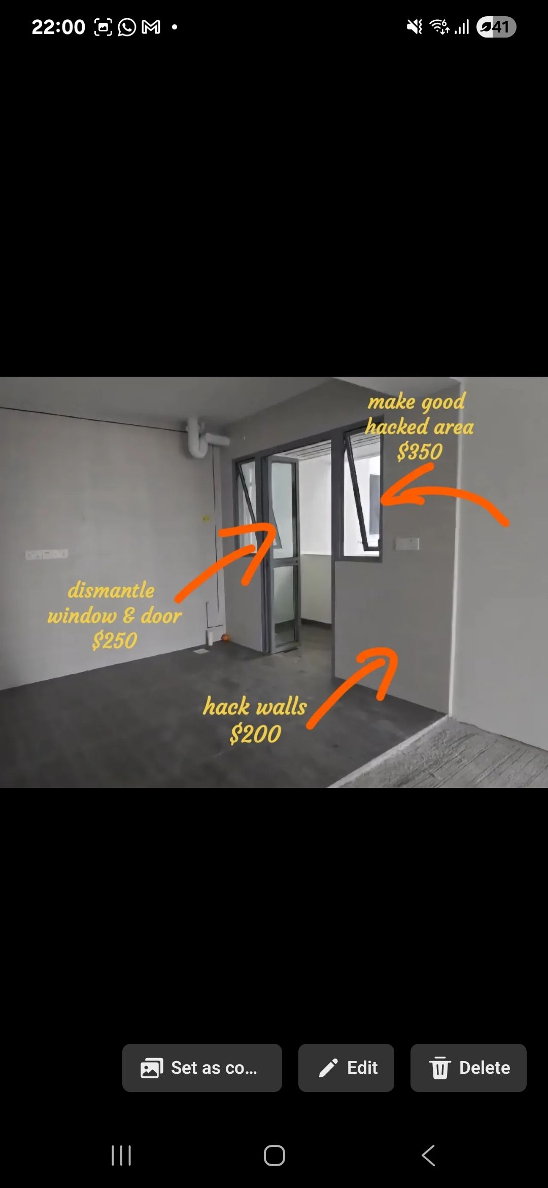 4R BTO Reno Cost: Service Yard