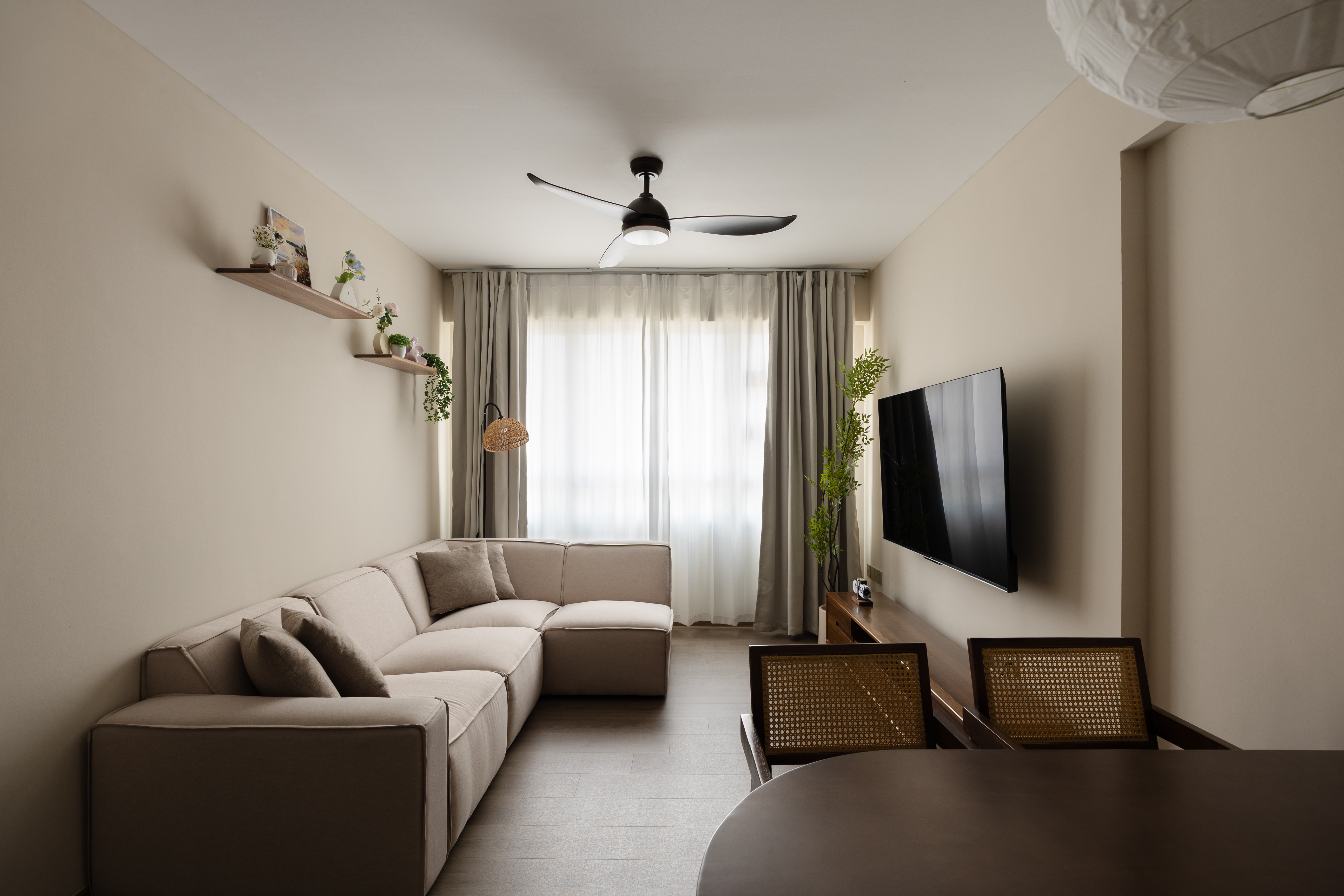 A Resale Flat Reimagined: Warm, Calm, and Wabi-Sabi🧘