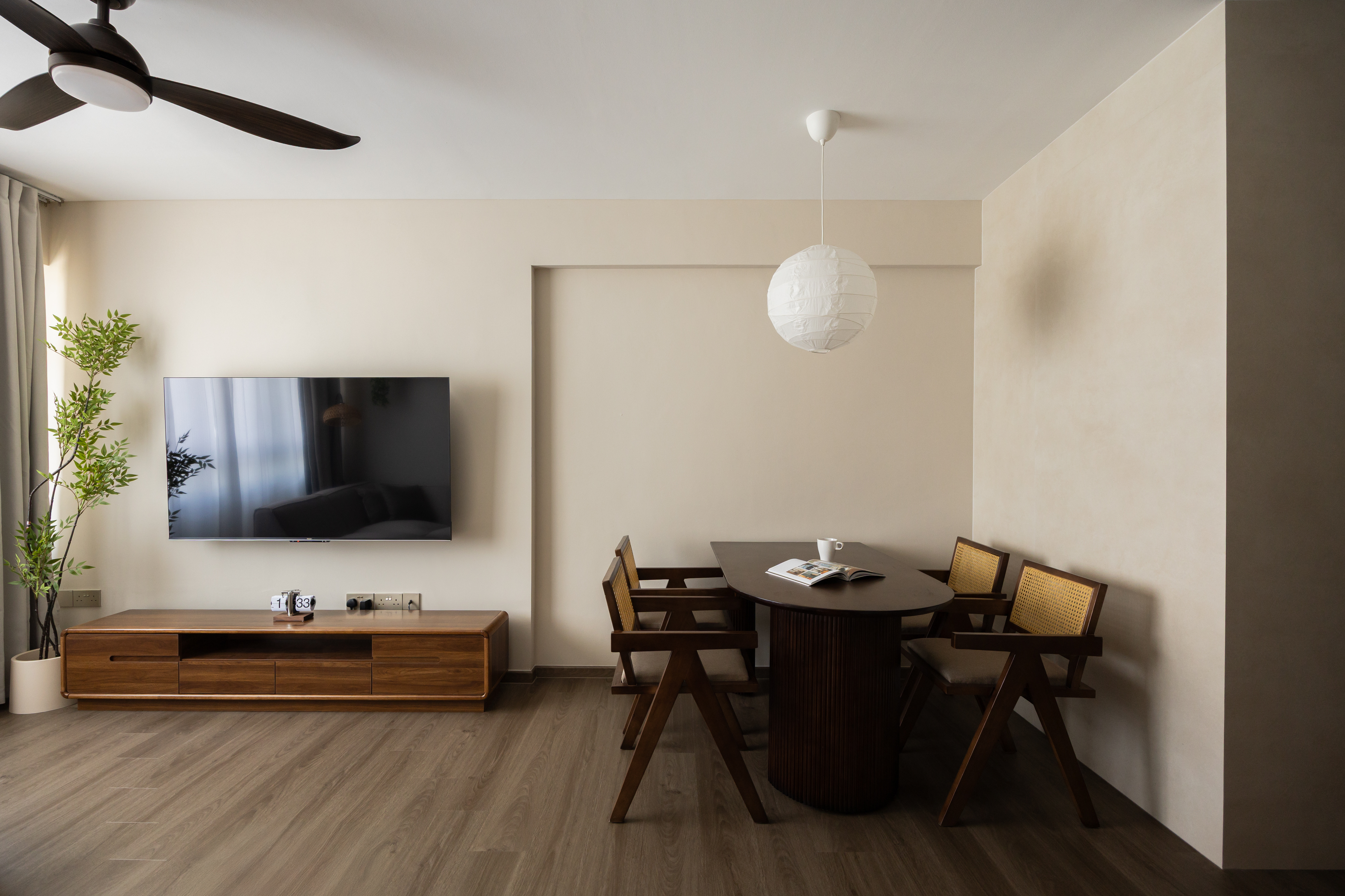 A Resale Flat Reimagined: Warm, Calm, and Wabi-Sabi🧘