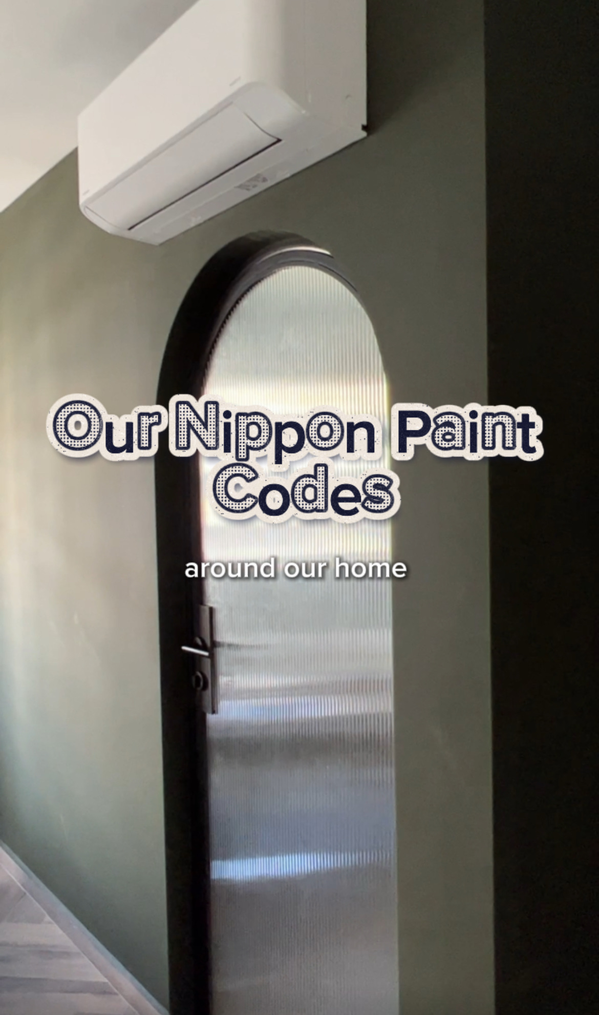 We use the Nippon Paint app to choose our paint shades!