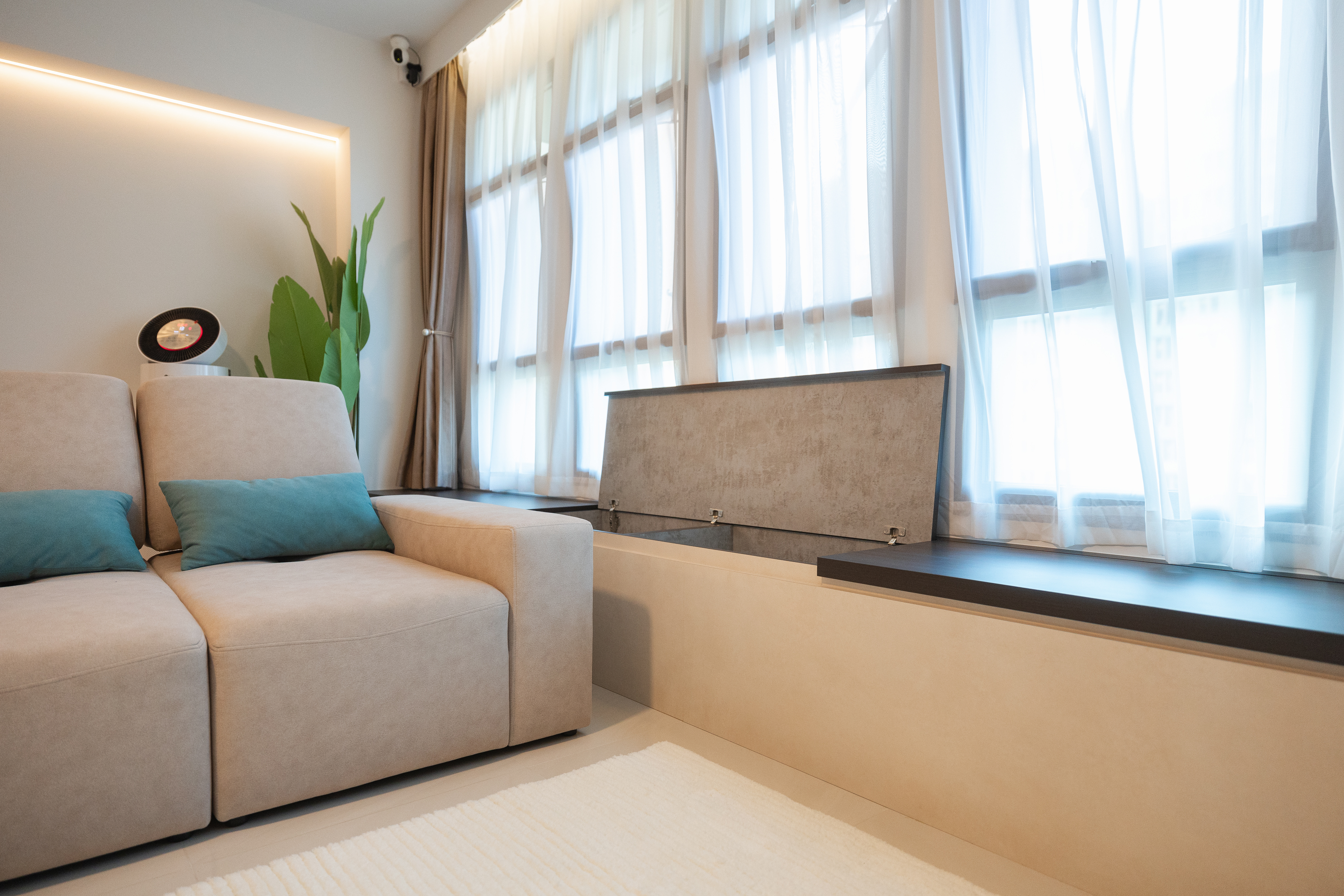 Modern Organic 5 Room BTO living room tour