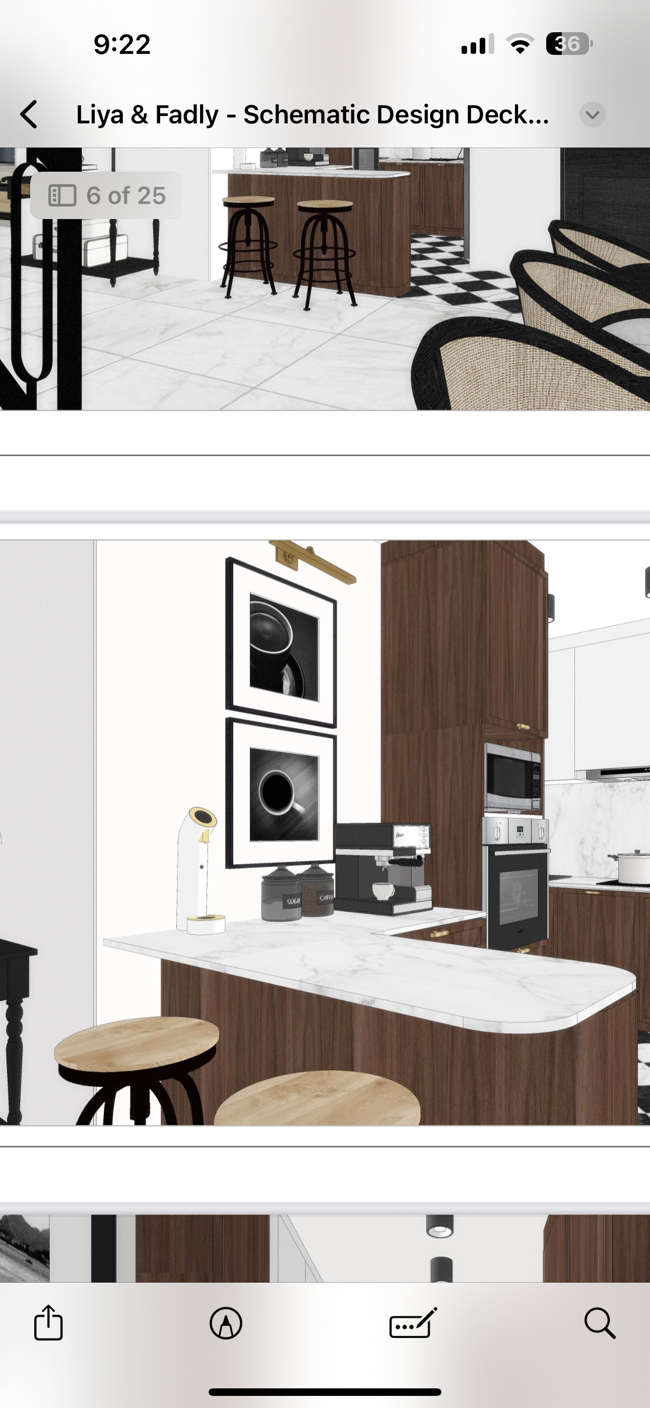 1st render: Glimpse of the dream and start of more decision making