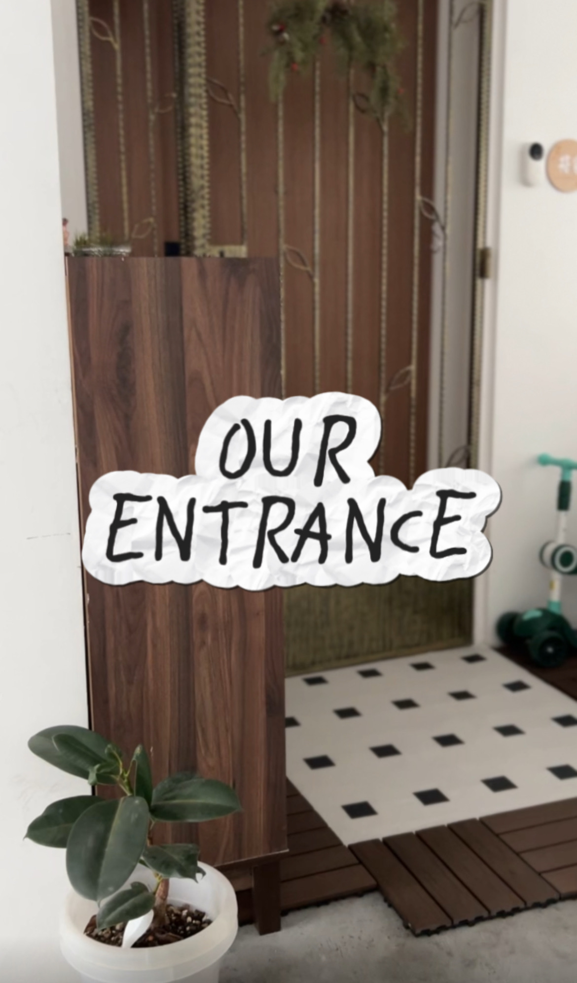 All the things we bought for our Home Entrance!