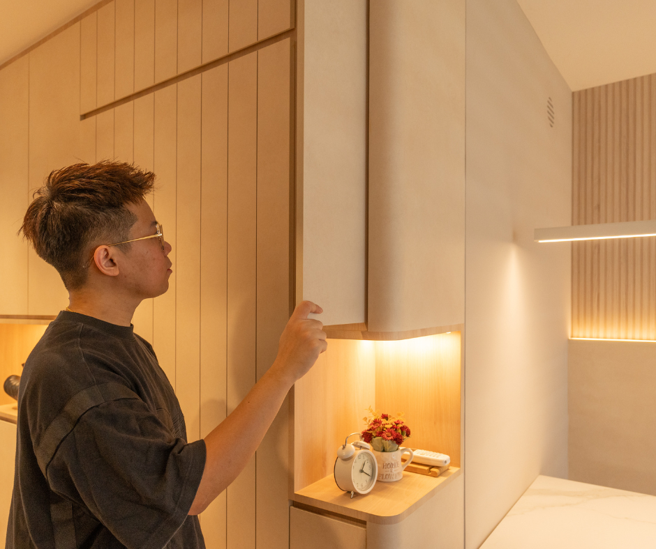 Warm minimalist with a functional edge