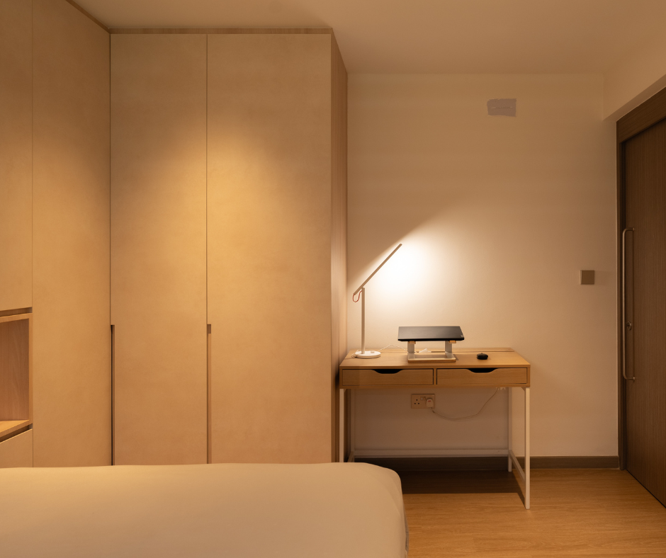 Warm minimalist with a functional edge