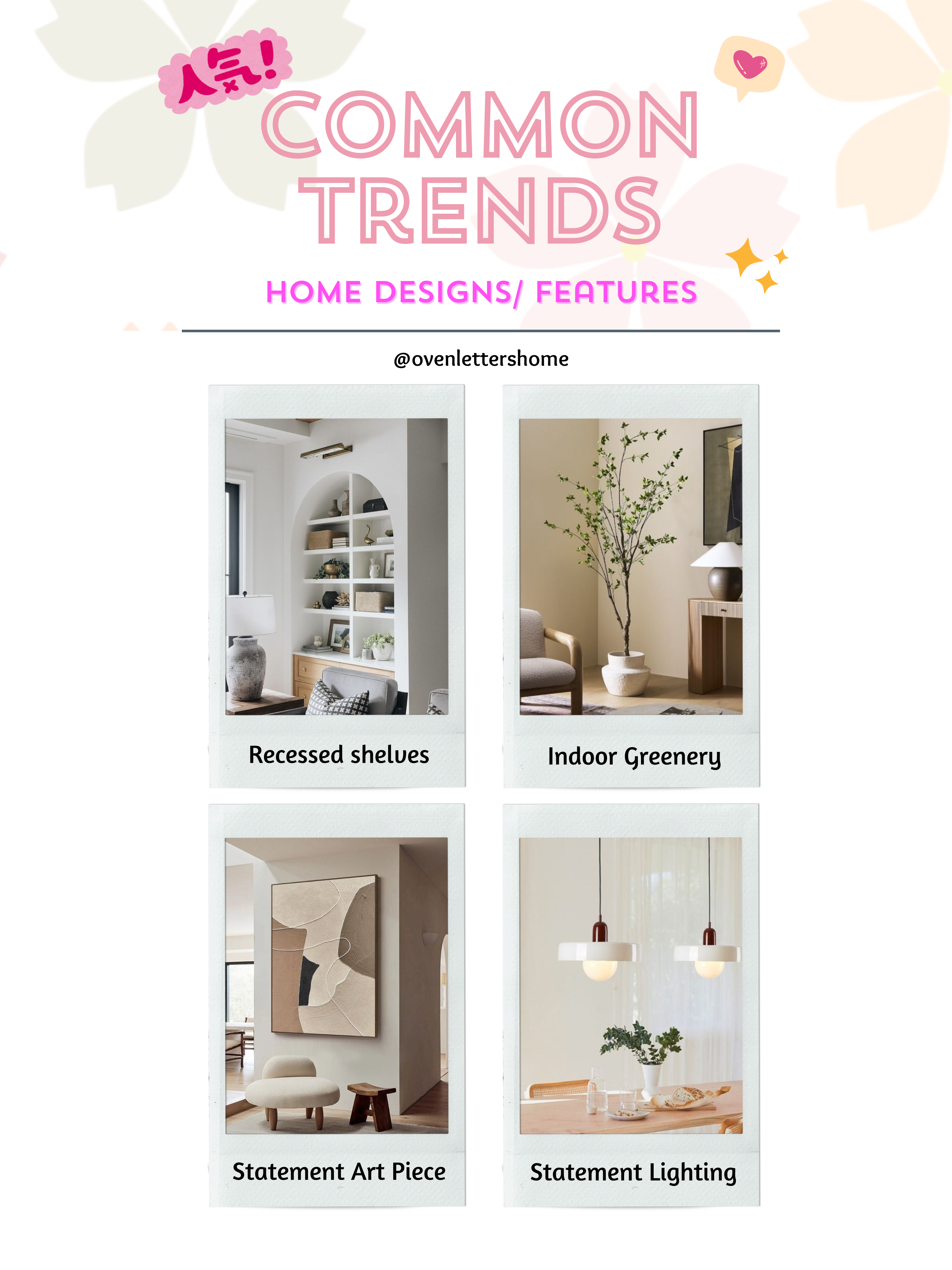 36 Hot Interior Design Trends & Features!