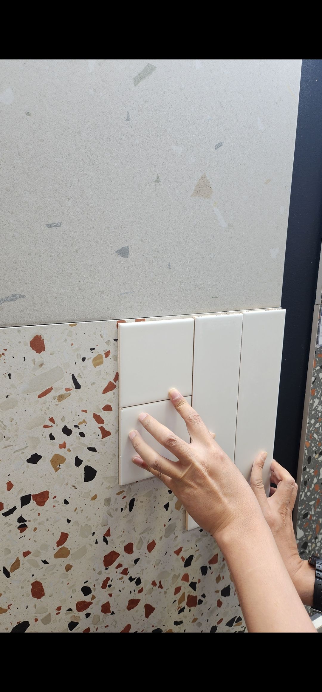 Laying the foundation: Tile by tile.