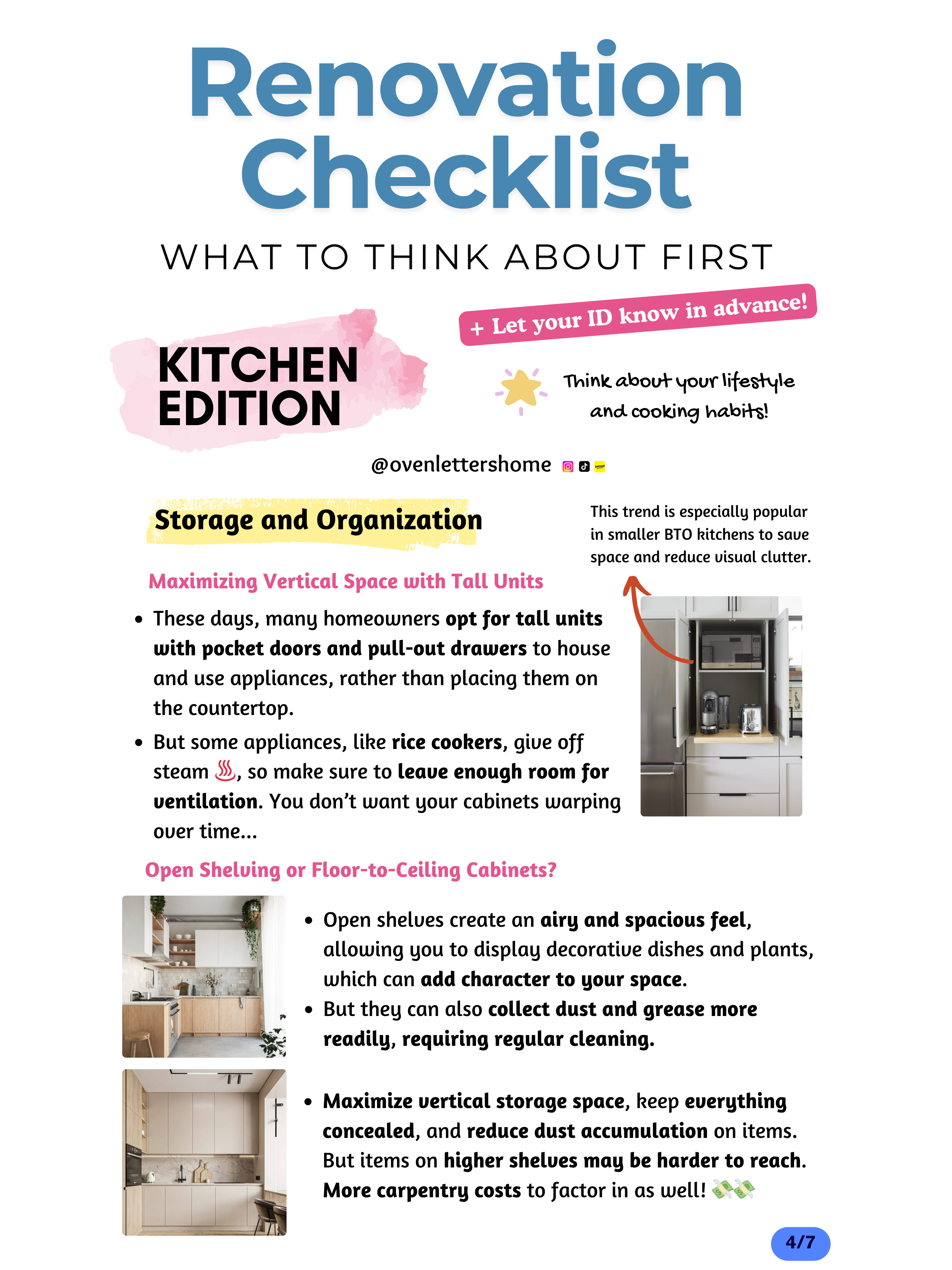 Kitchen Edition: Key Aspects to Think About First Before Renovation 🏡