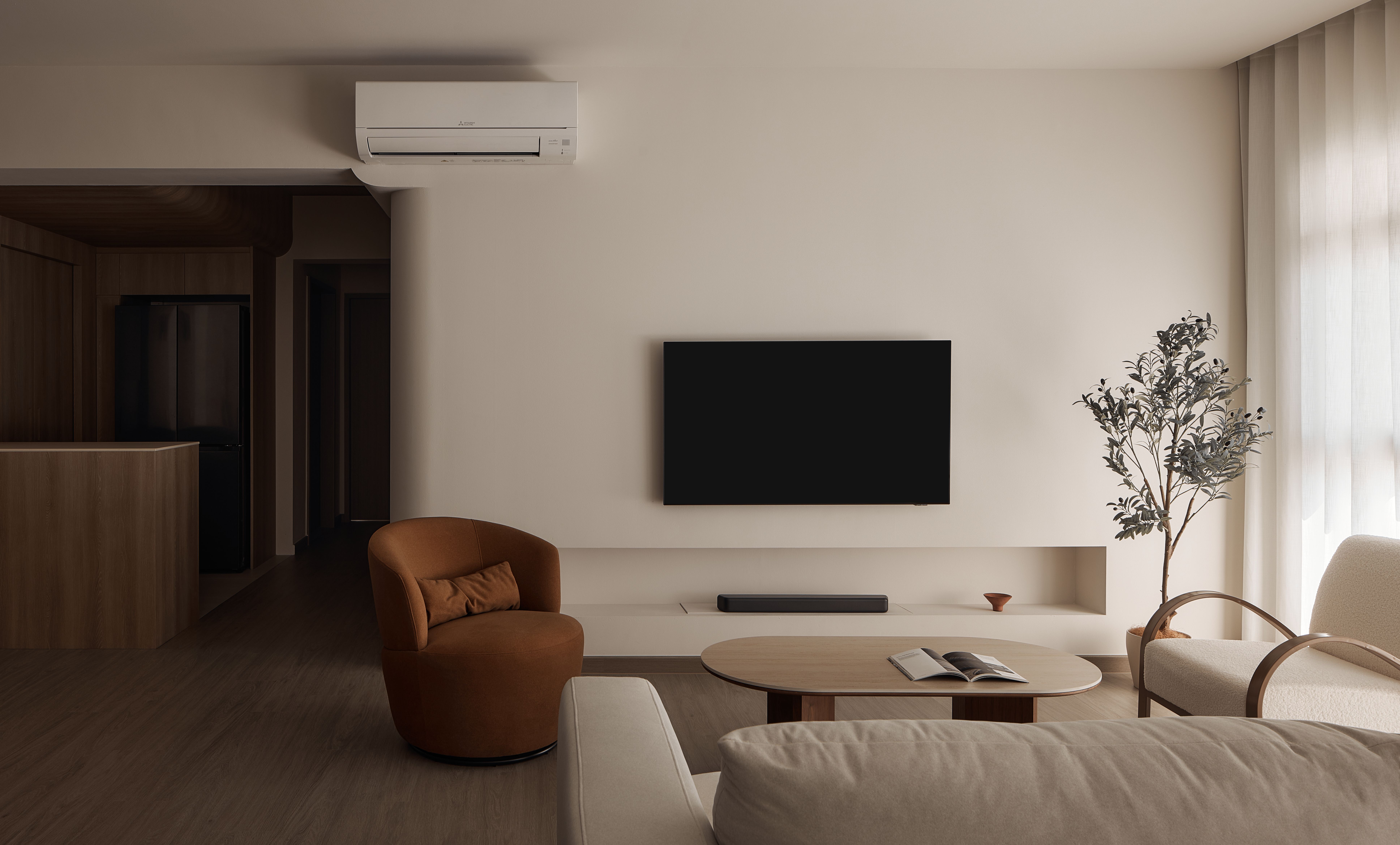 Living Room - How we kept the clutter away!