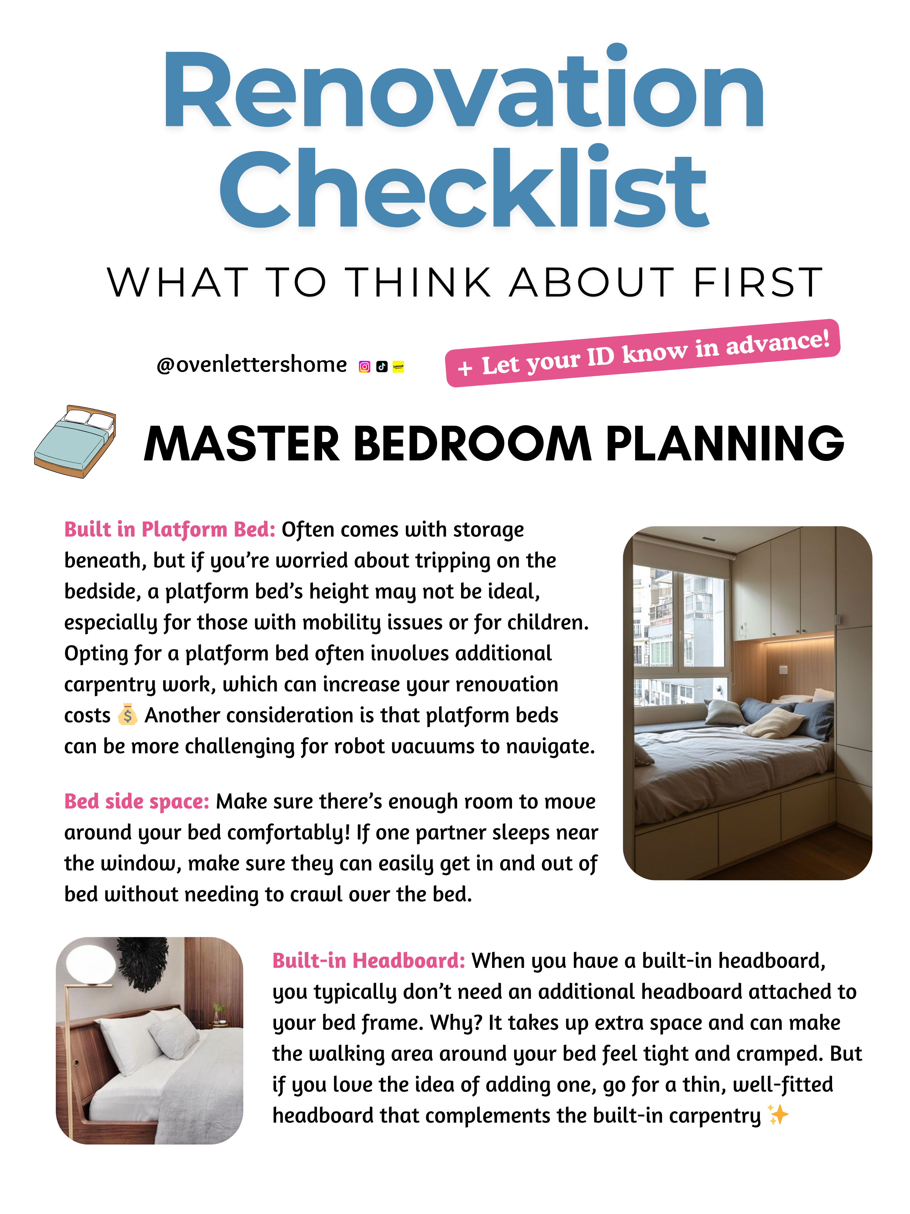 Bedroom Reno Edition: Key Aspects to Think About! 🏡