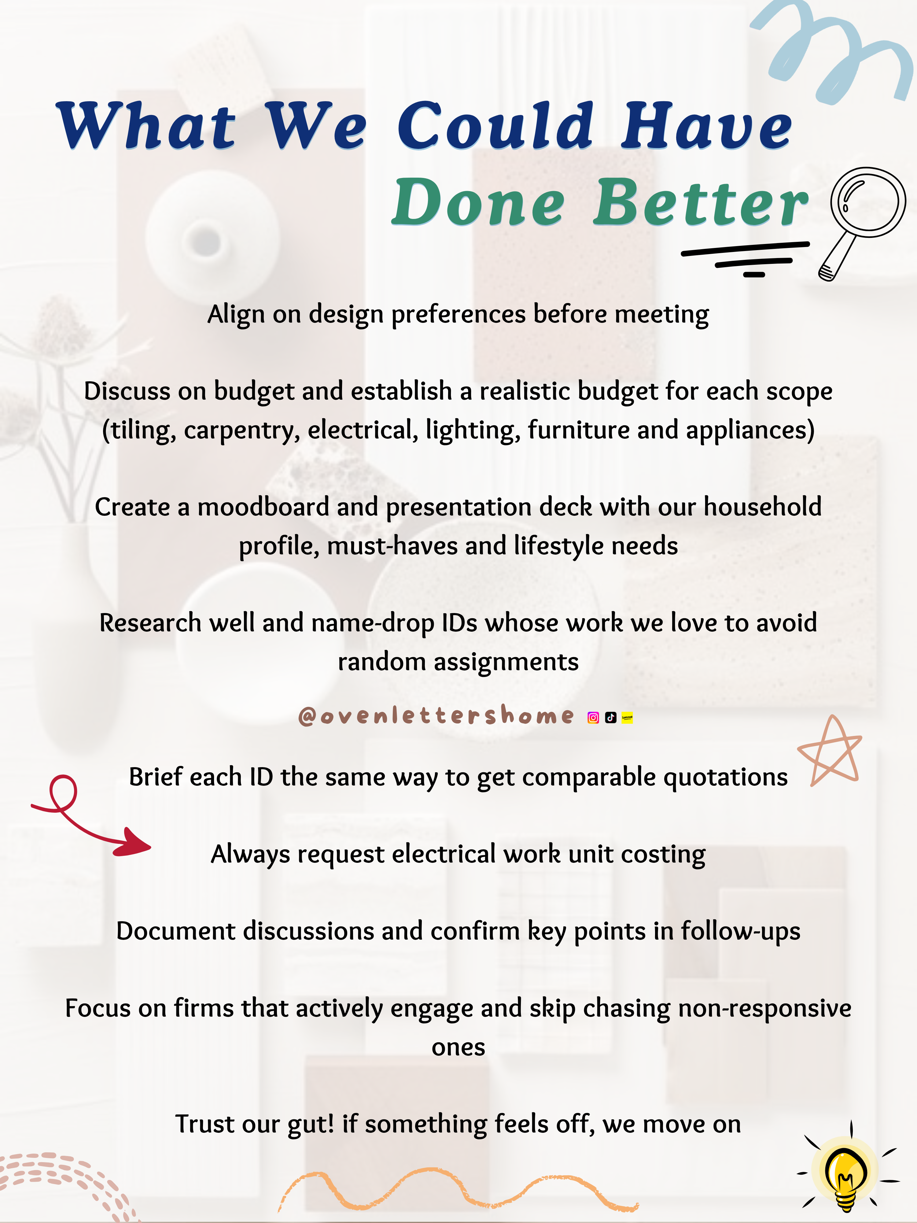 LOOK OUT FOR THESE WHEN CHOOSING YOUR ID!