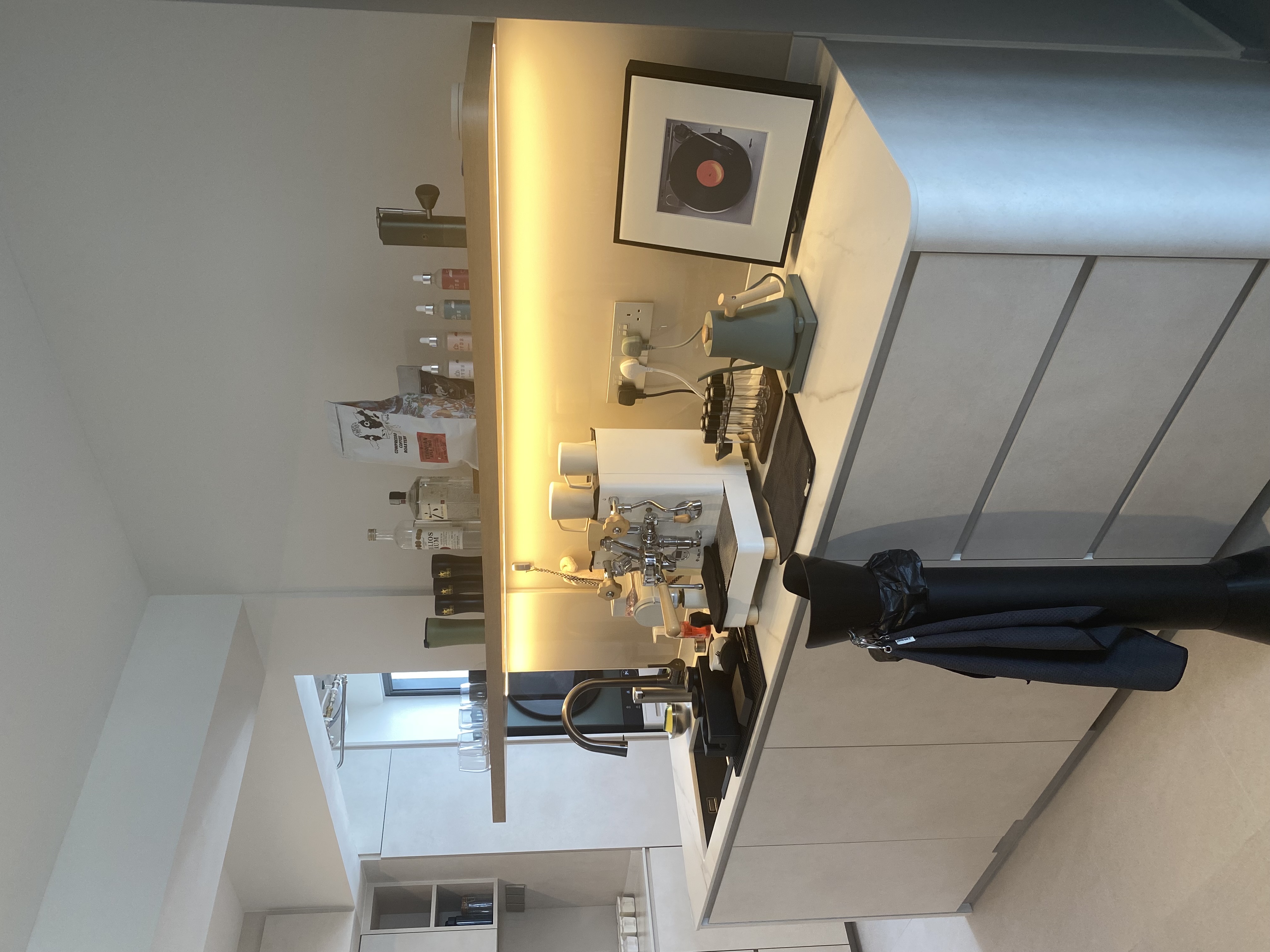 $77k Creamy Minimalist 4R BTO with 8.5x5ft Island & Coffee Bar