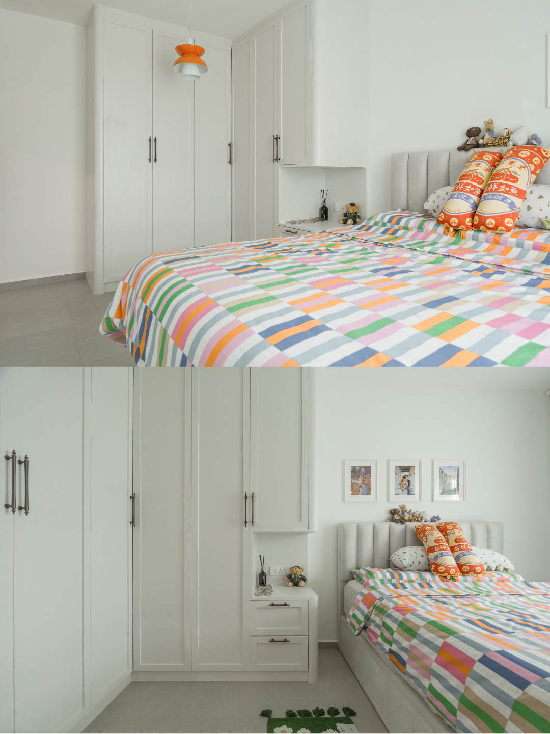 Retro revival in a white minimalist canvas