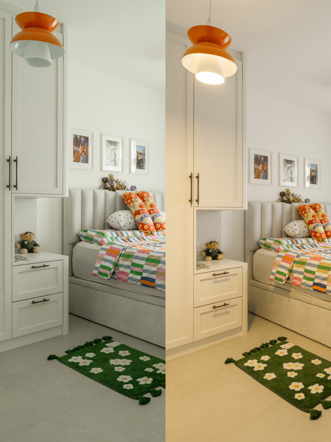 Retro revival in a white minimalist canvas