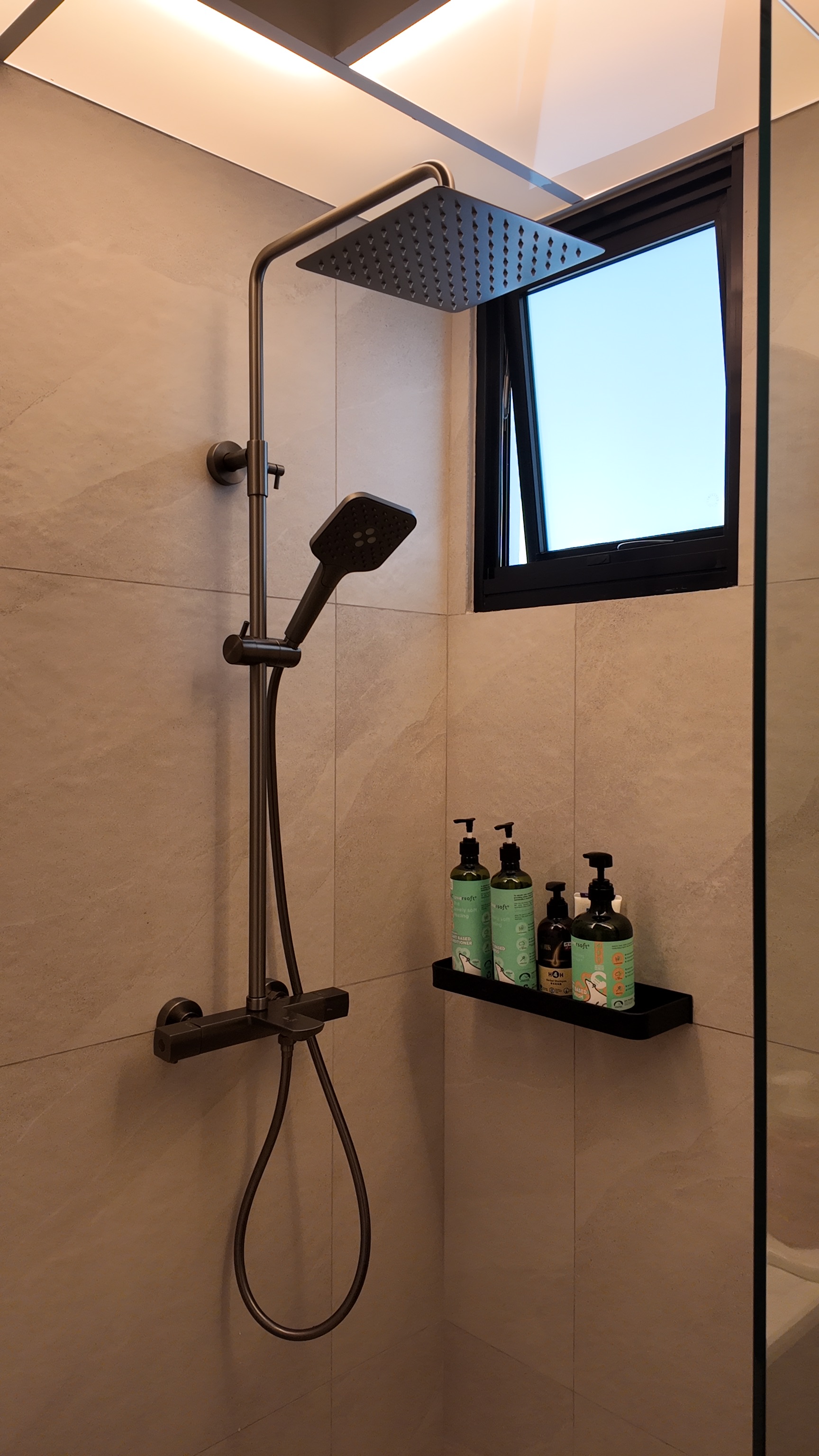 Our bathroom reveal✨ Keeping it simple & functional. No edits.