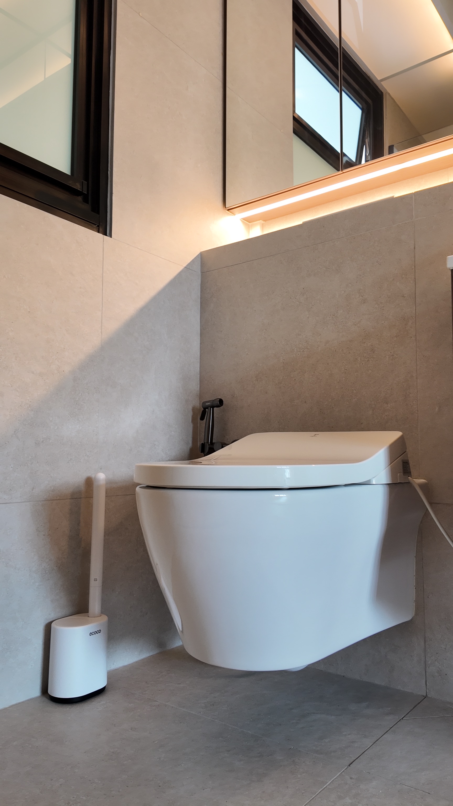 Our bathroom reveal✨ Keeping it simple & functional. No edits.