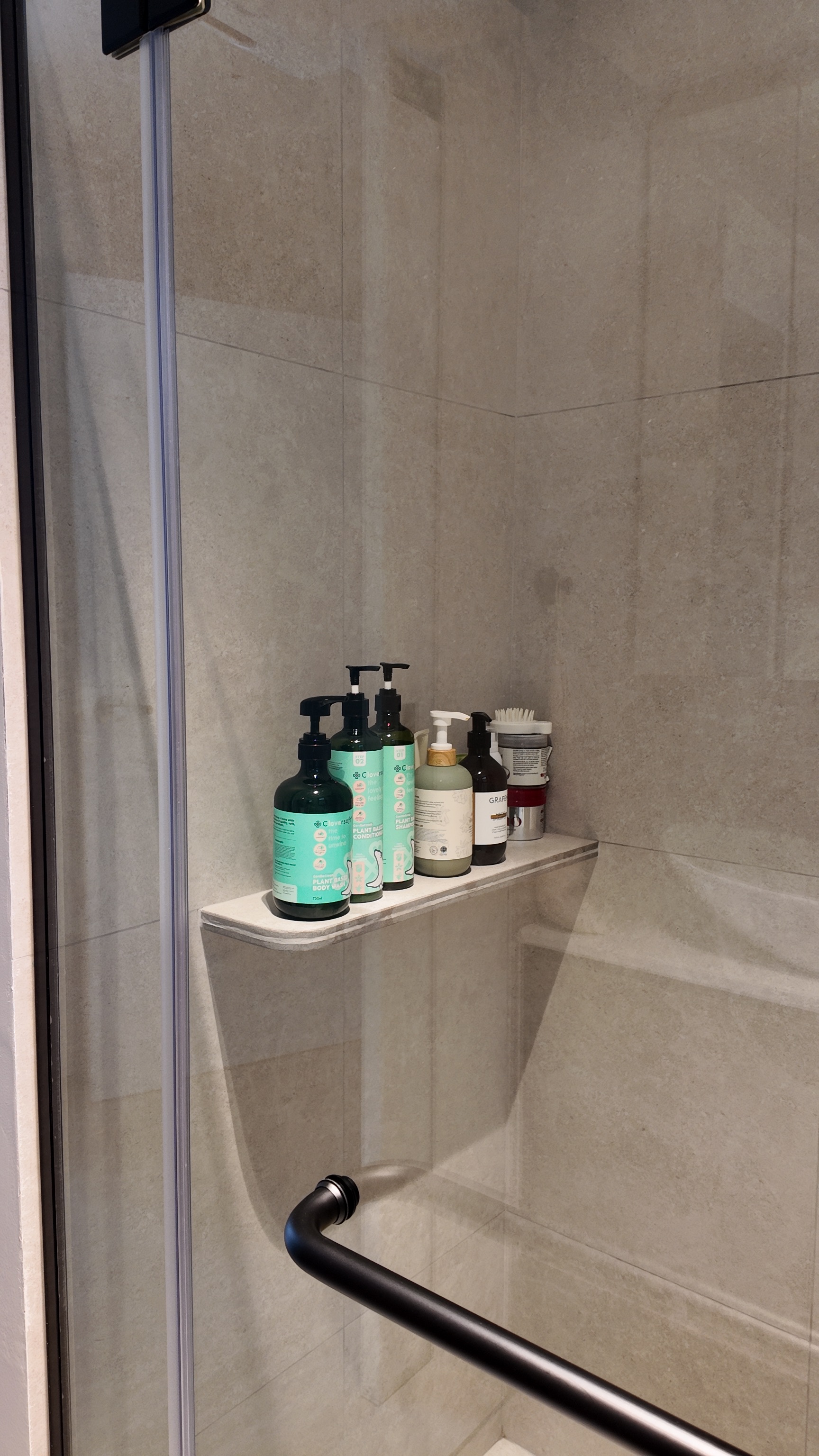 Our bathroom reveal✨ Keeping it simple & functional. No edits.