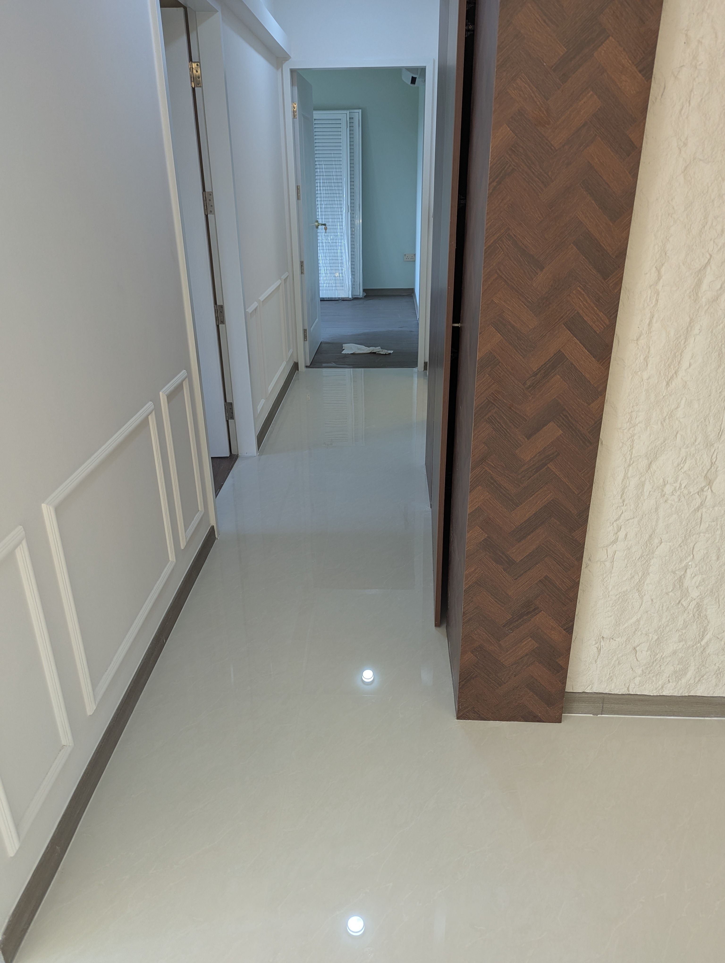 Homogeneous Tile Polish On Living Room✨