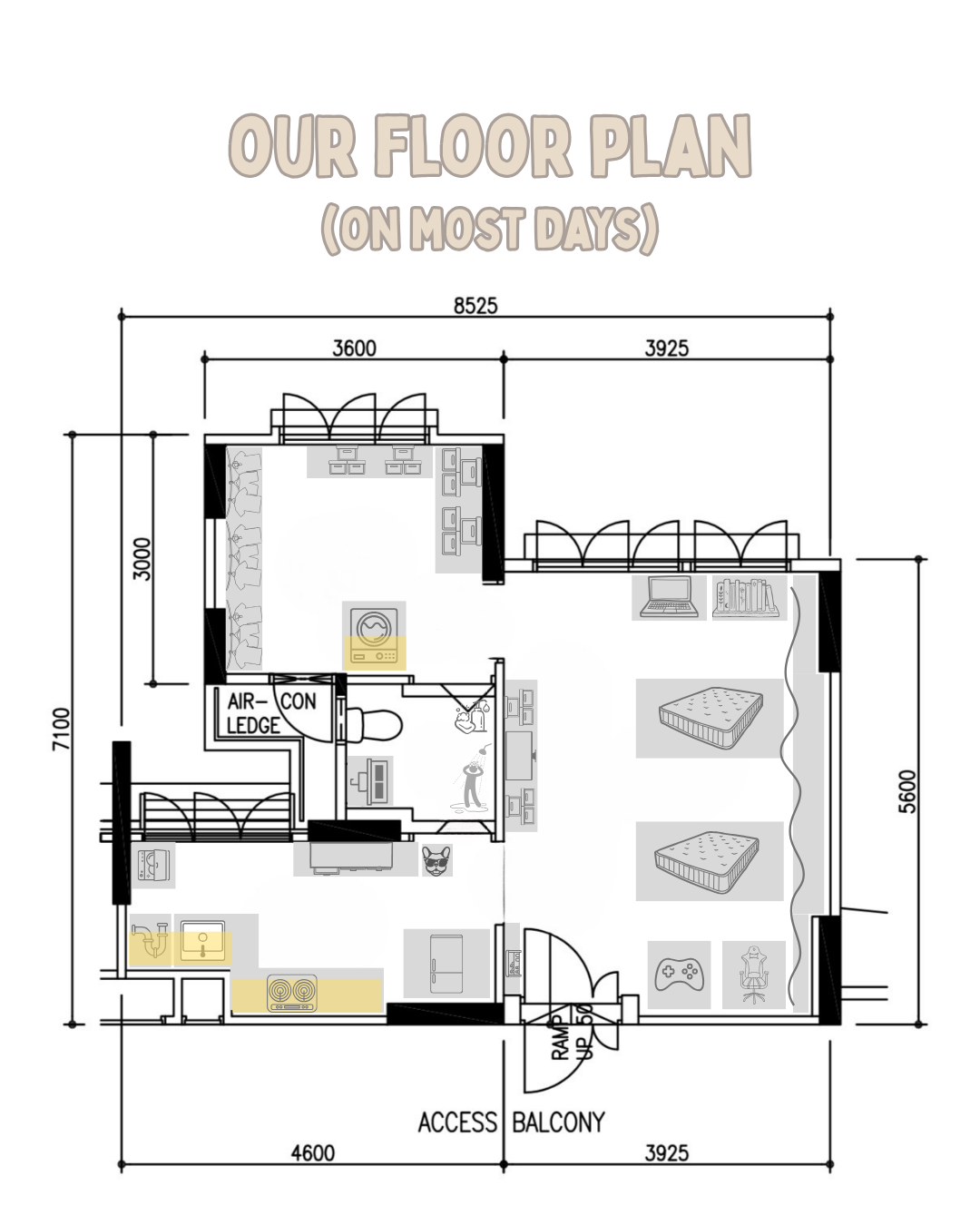 Our no "bedroom" home plan