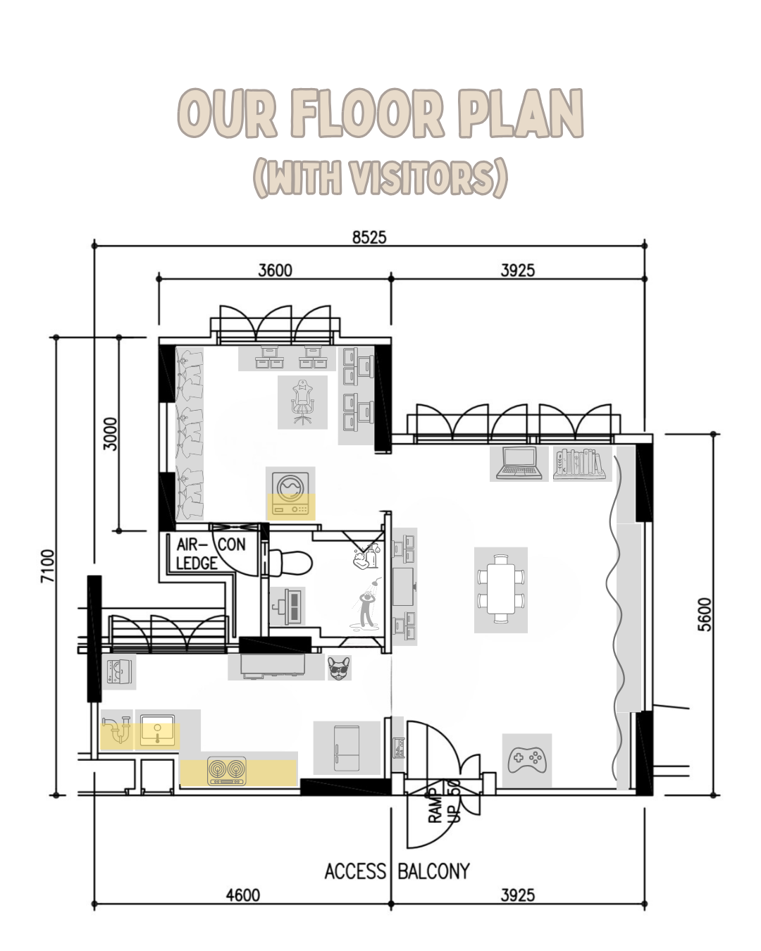 Our no "bedroom" home plan