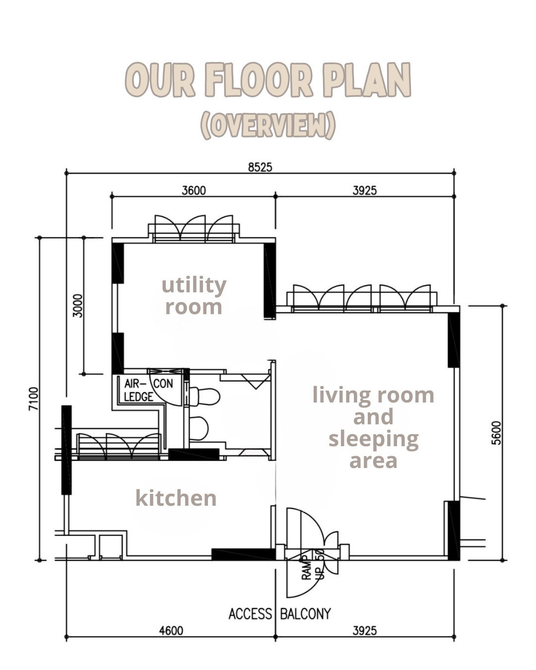 Our no "bedroom" home plan